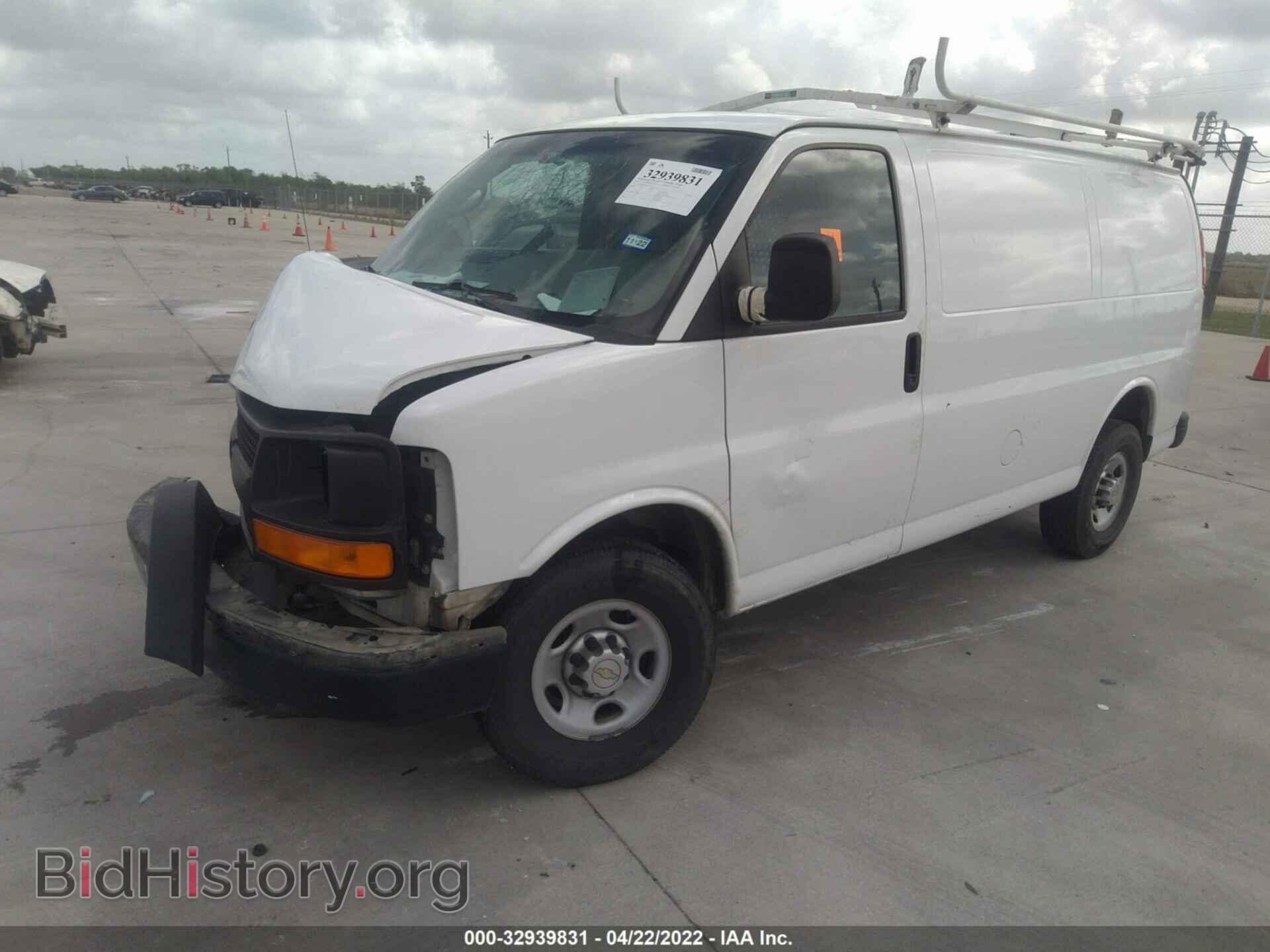 2013 CHEVROLET EXPRESS CARGO VAN - VIN: 1GCWGFBA5D1115272 - Фото 2