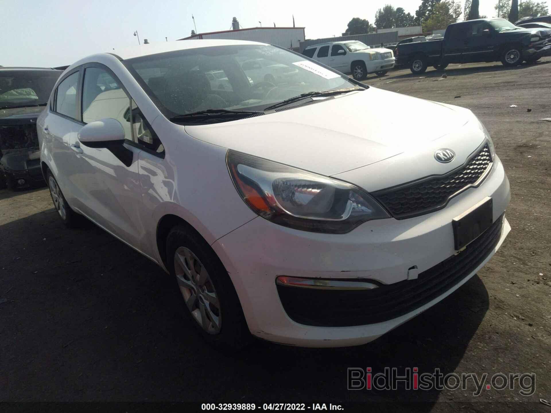 Photo KNADM4A38G6648213 - KIA RIO 2016