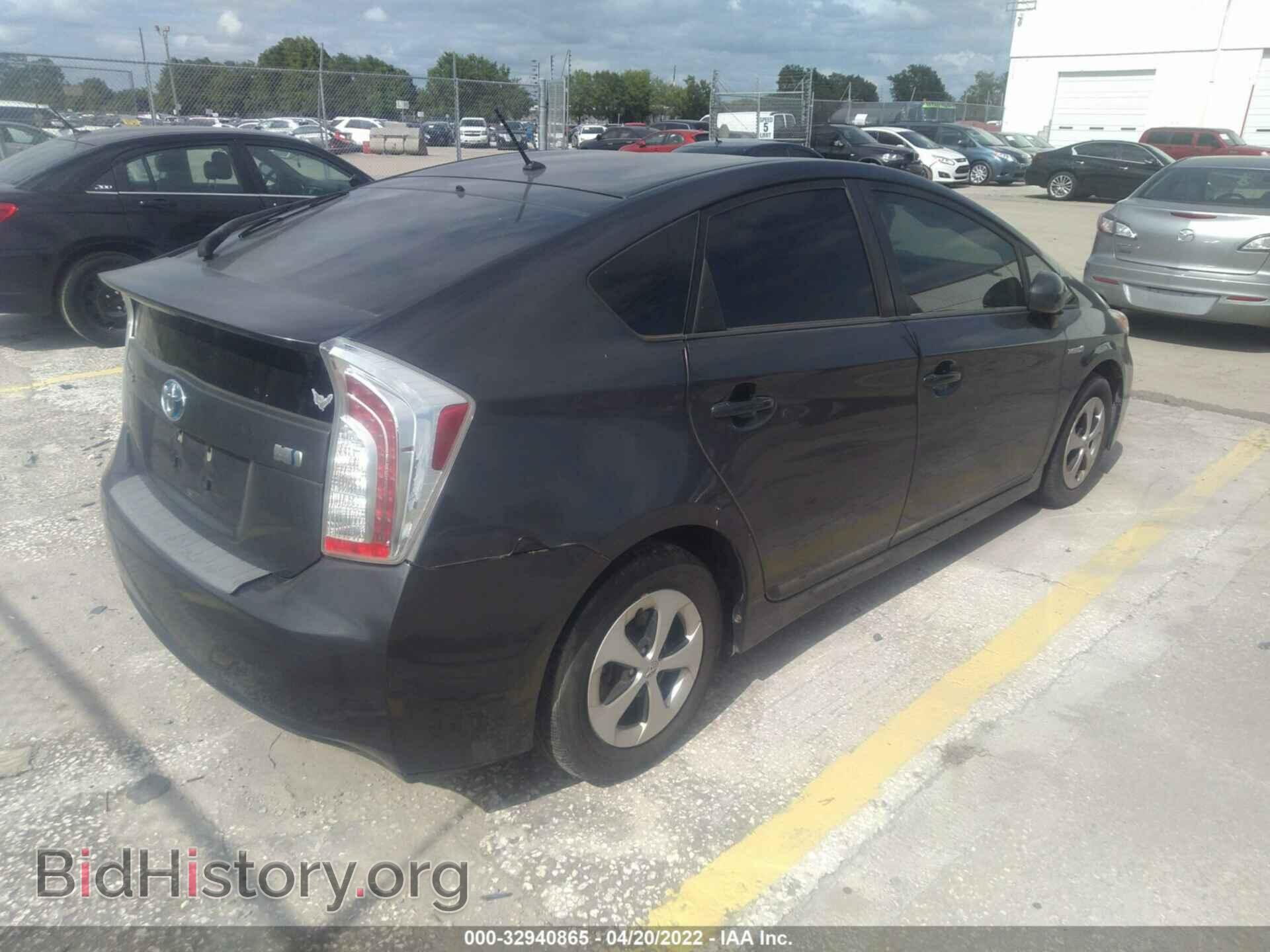 2012 TOYOTA PRIUS - VIN: JTDKN3DU6C5391204 - Фото 4