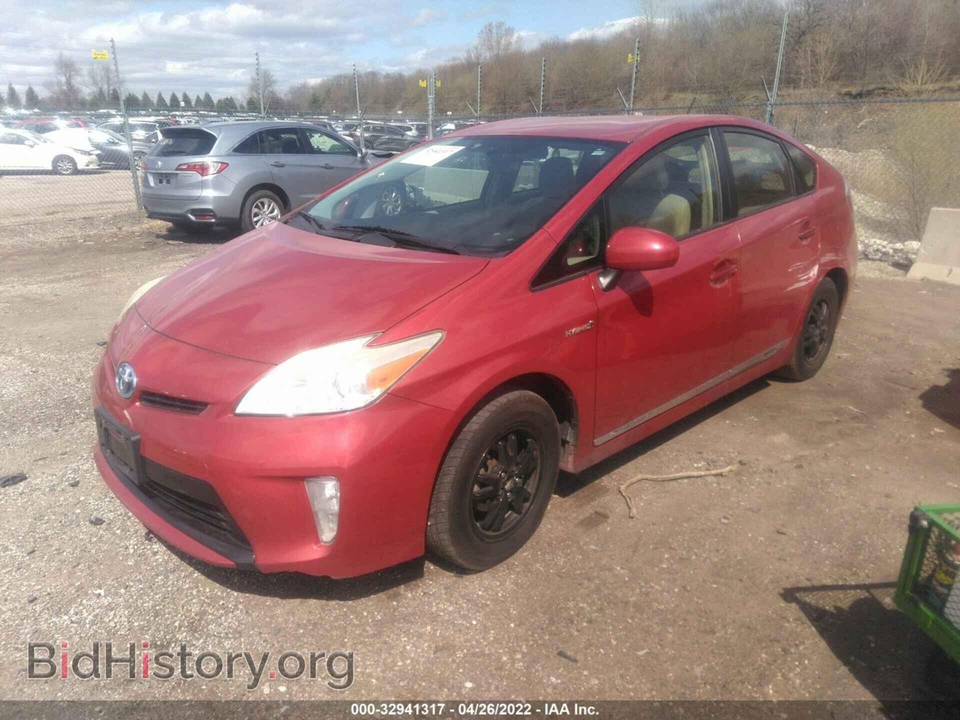 2012 TOYOTA PRIUS - VIN: JTDKN3DU8C5444890 - Фото 2