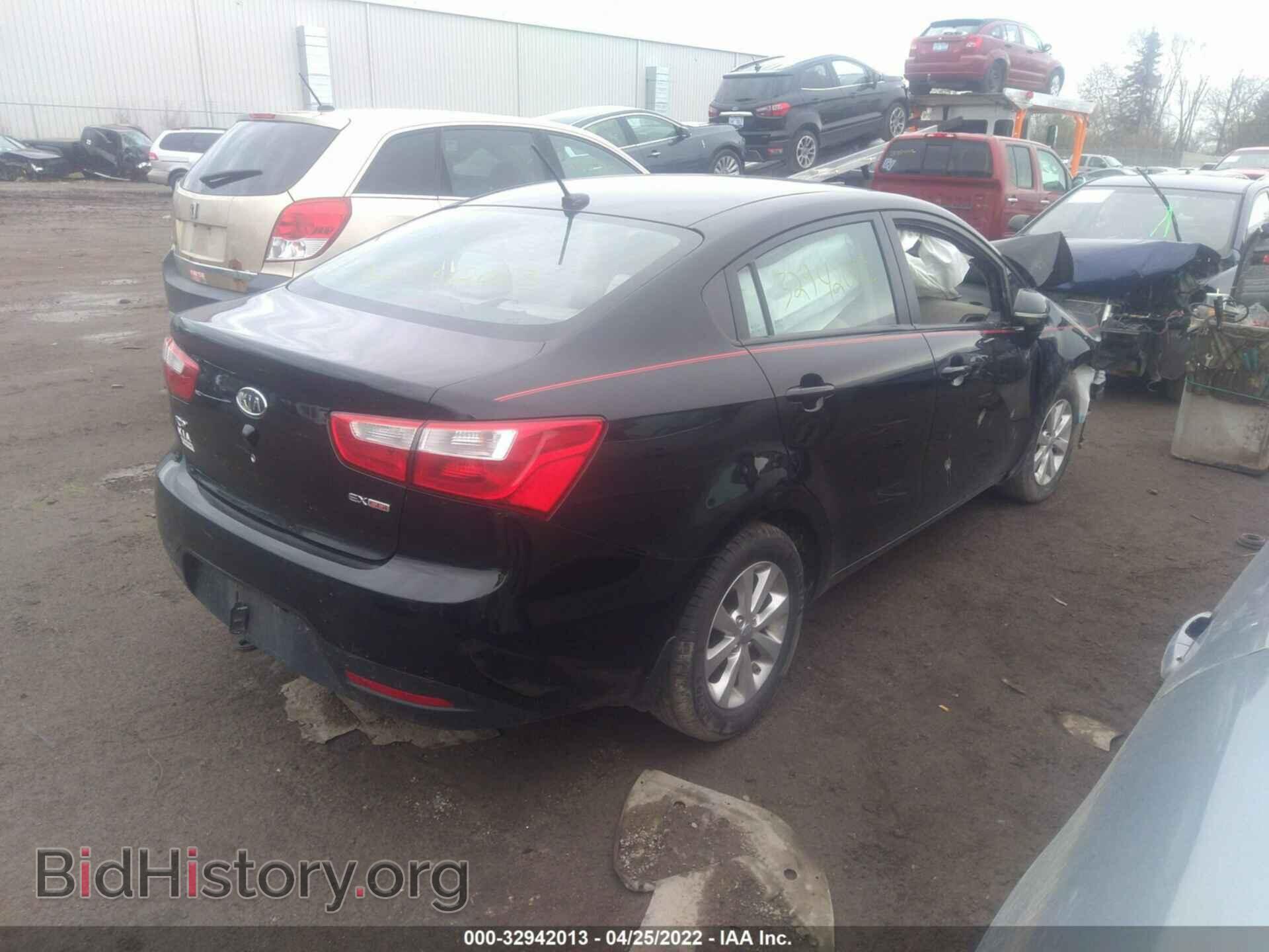 2012 KIA RIO - VIN: KNADN4A39C6091528 - Фото 4