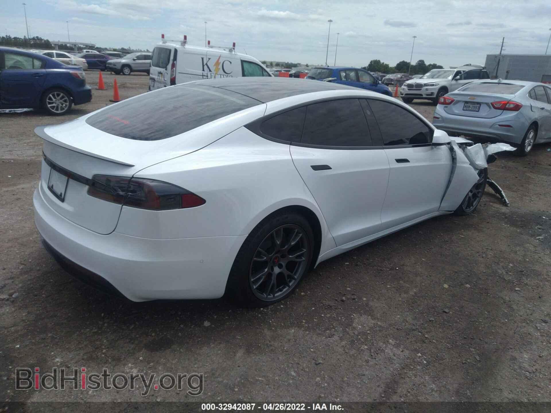 2021 TESLA MODEL S - VIN: 5YJSA1E60MF449565 - Фото 4