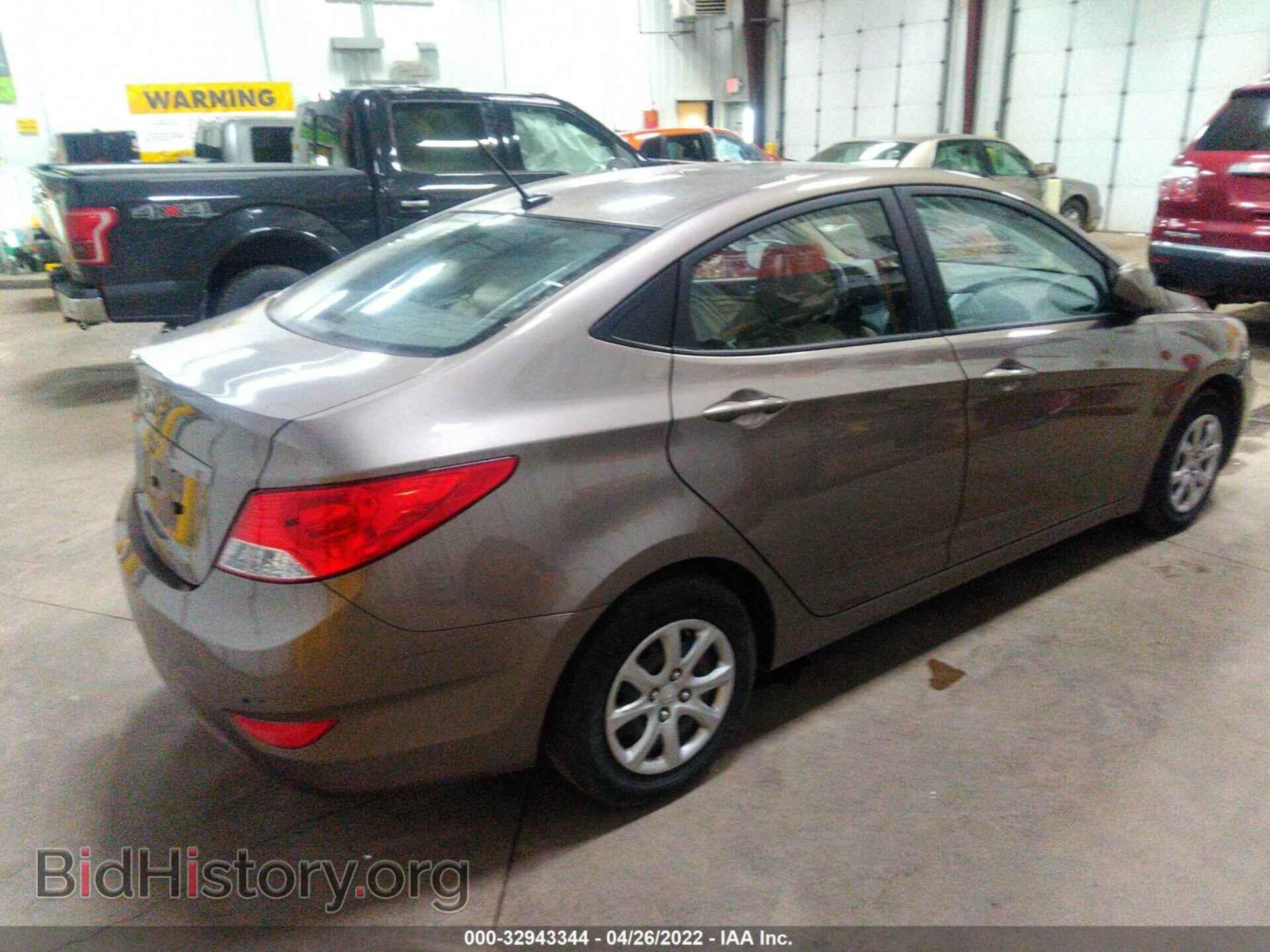 2013 HYUNDAI ACCENT - VIN: KMHCT4AE7DU422220 - Фото 4