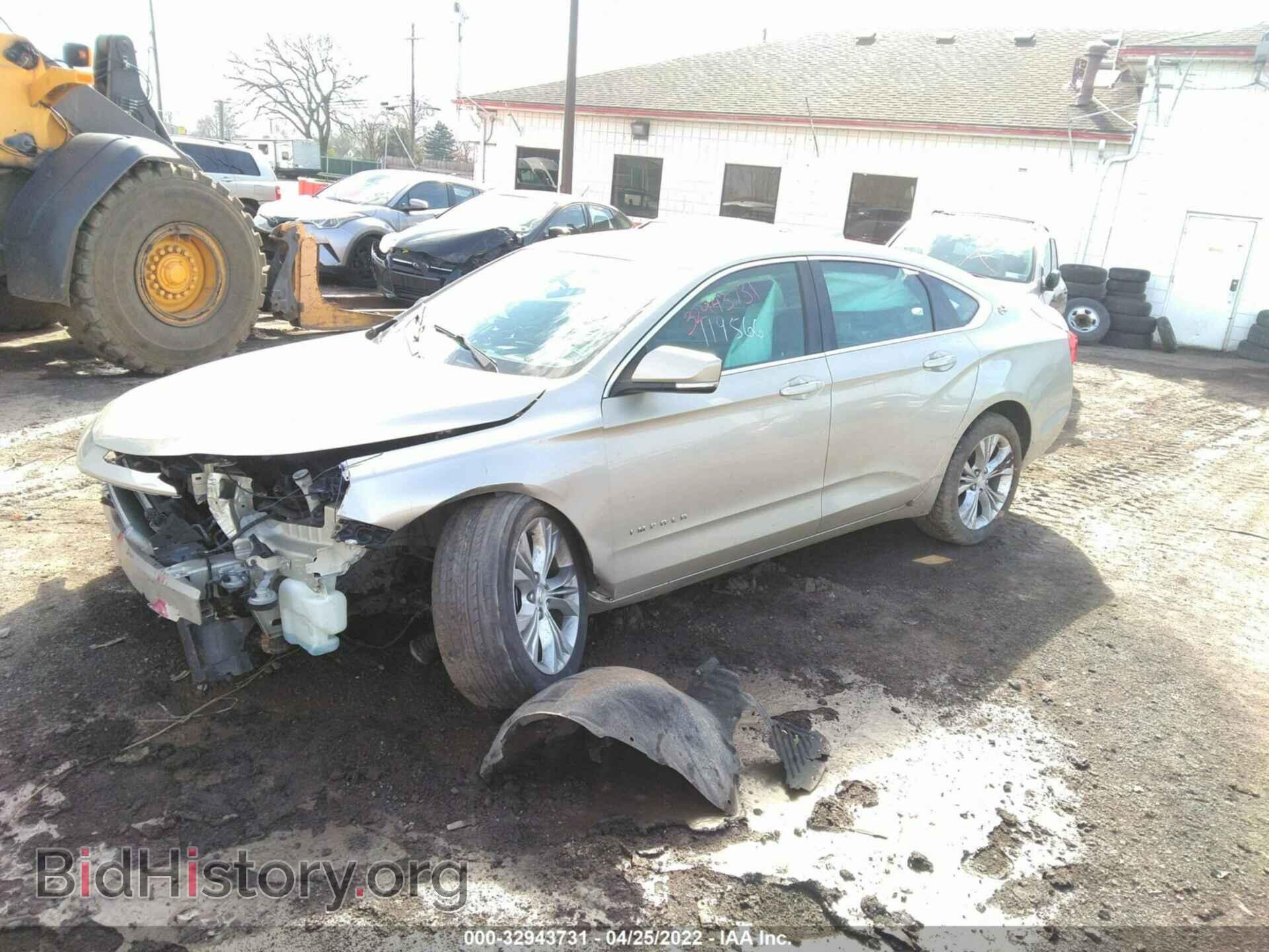 2014 CHEVROLET IMPALA - VIN: 2G1125S32E9237923 - Фото 2