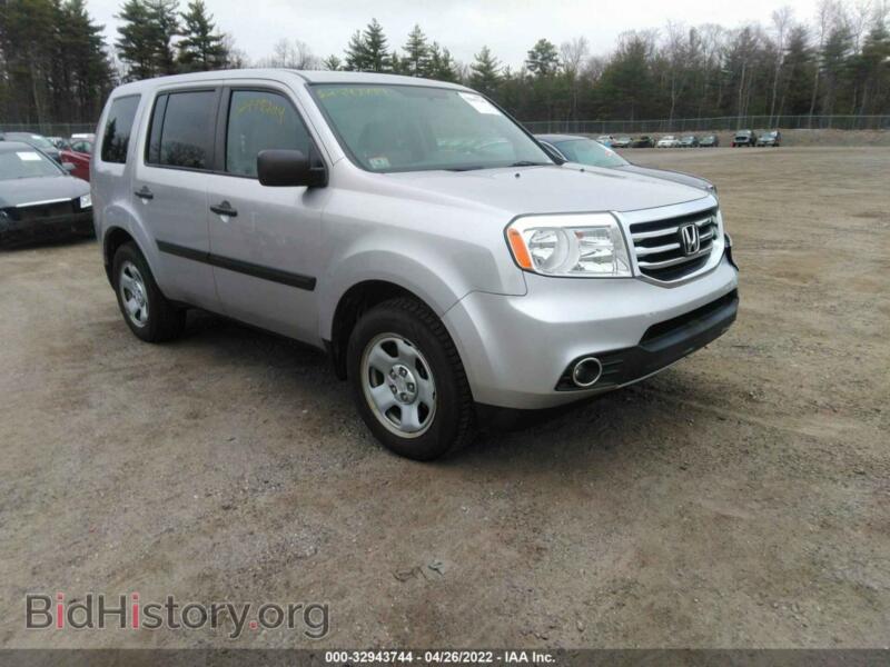 2013 Honda PILOT LX (VIN 5FNYF4H25DB076836) — фото 1 из 12, IAAI, повреждение: левый бок