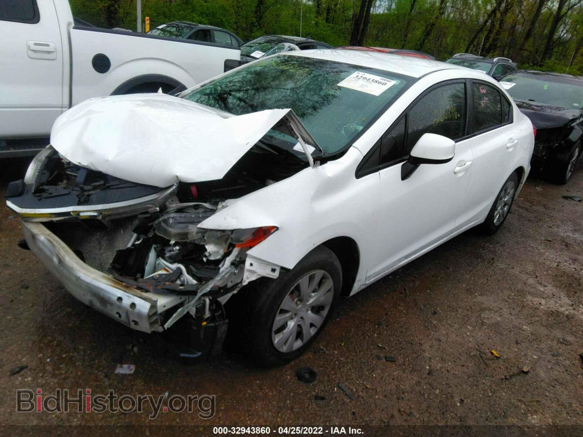 2012 HONDA CIVIC SDN - VIN: 19XFB2F58CE060896 - Фото 2