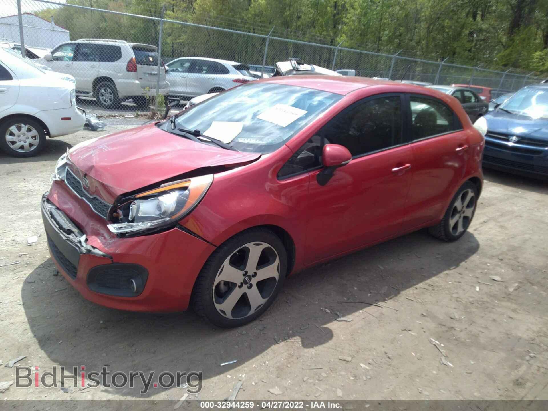 2012 KIA RIO - VIN: KNADN5A35C6017531 - Фото 2