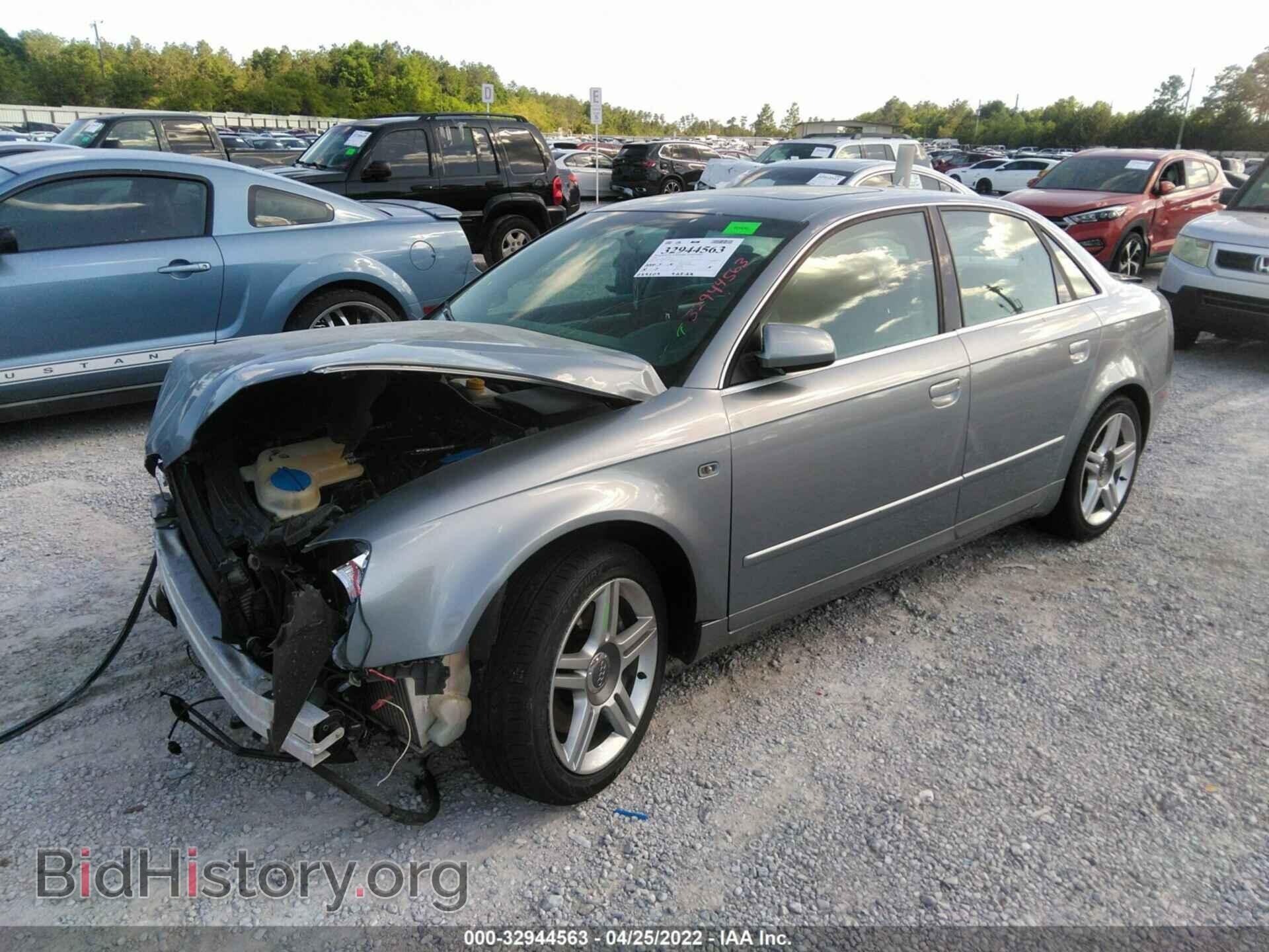 2007 AUDI A4 - VIN: WAUAF78EX7A148010 - Фото 2