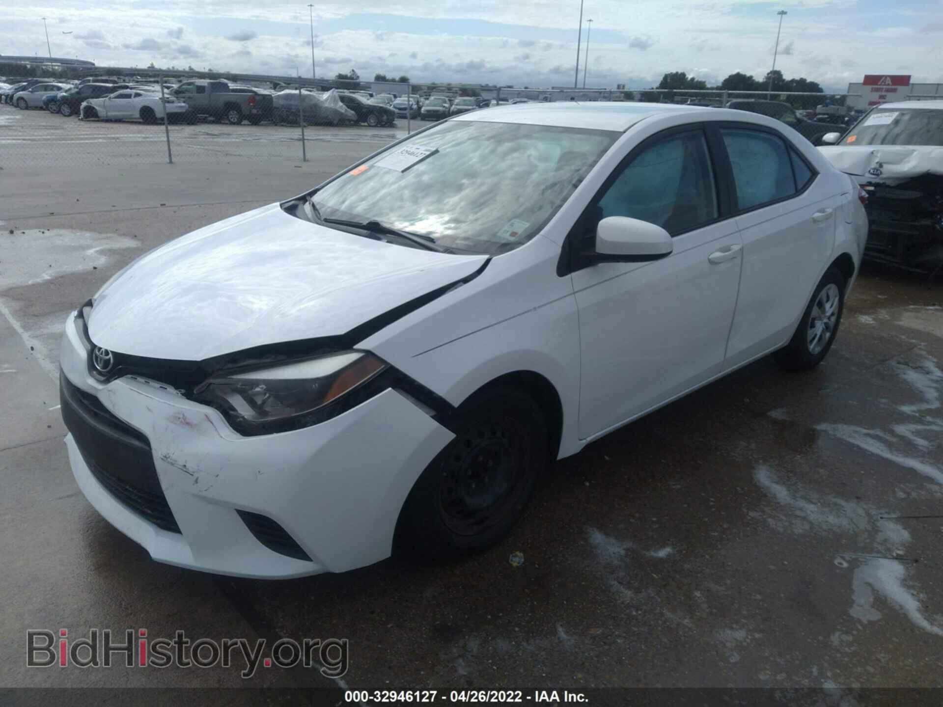 2014 TOYOTA COROLLA - VIN: 2T1BURHEXEC175936 - Фото 2