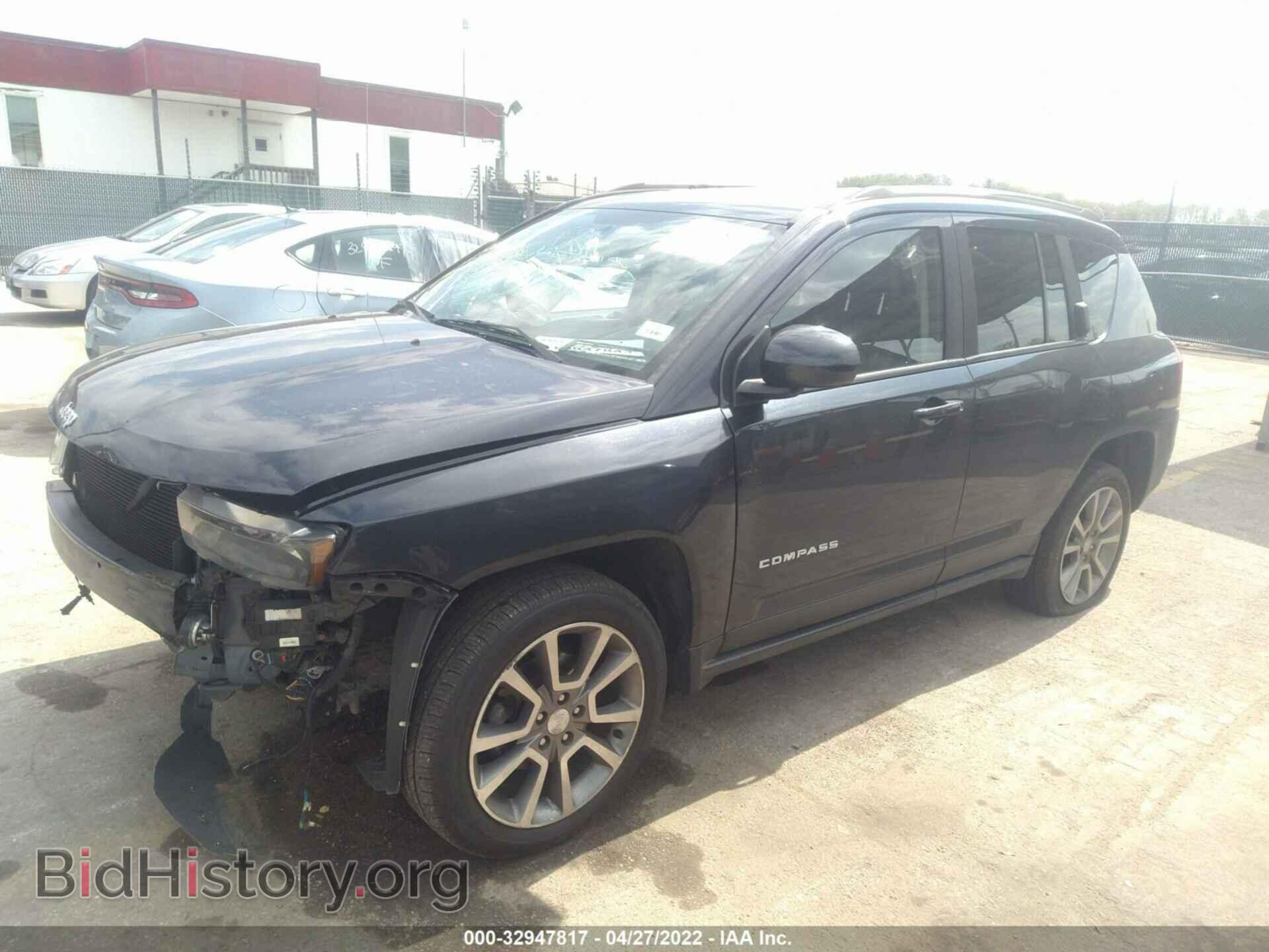2016 JEEP COMPASS - VIN: 1C4NJDEB7GD567216 - Фото 2