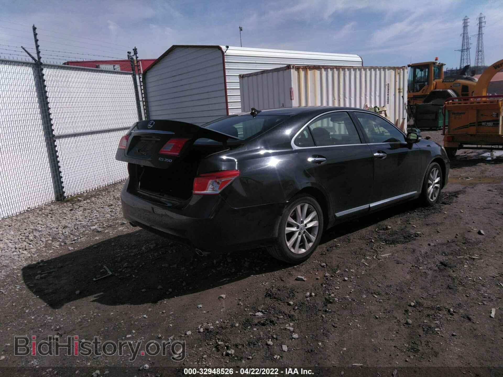 2011 LEXUS ES 350 - VIN: JTHBK1EG0B2462921 - Фото 4