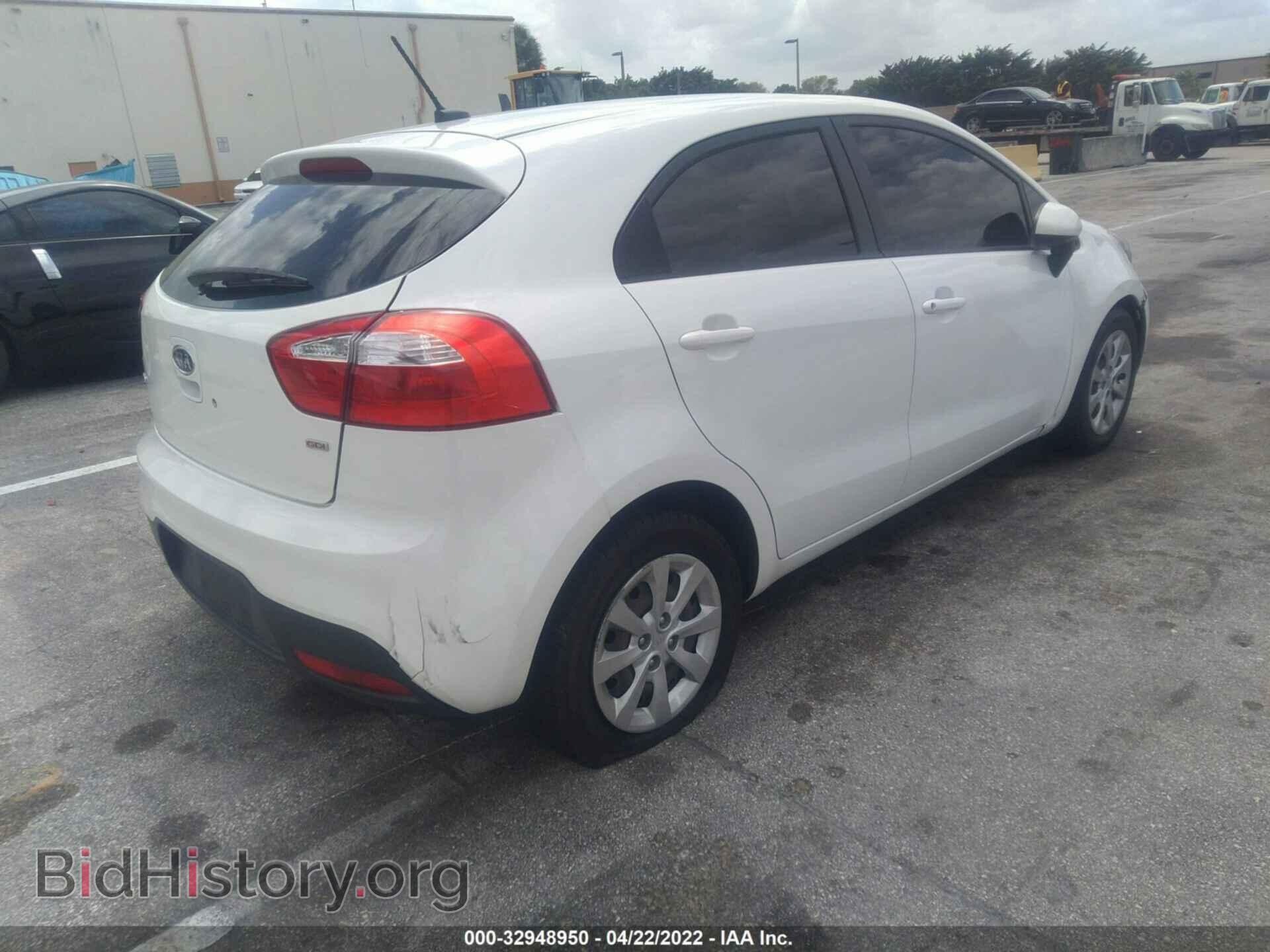 2012 KIA RIO - VIN: KNADM5A33C6040955 - Фото 4