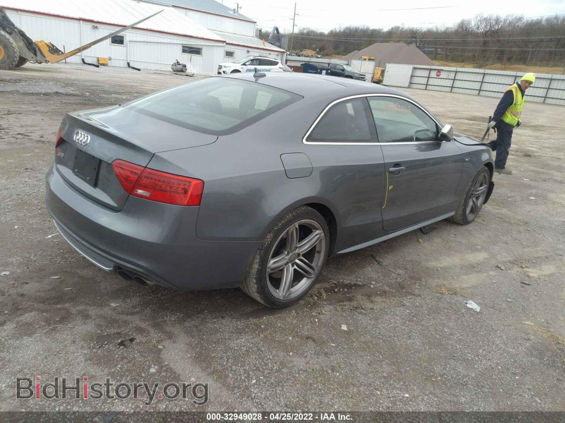 2013 AUDI S5 - VIN: WAUCGAFR9DA021351 - Фото 4