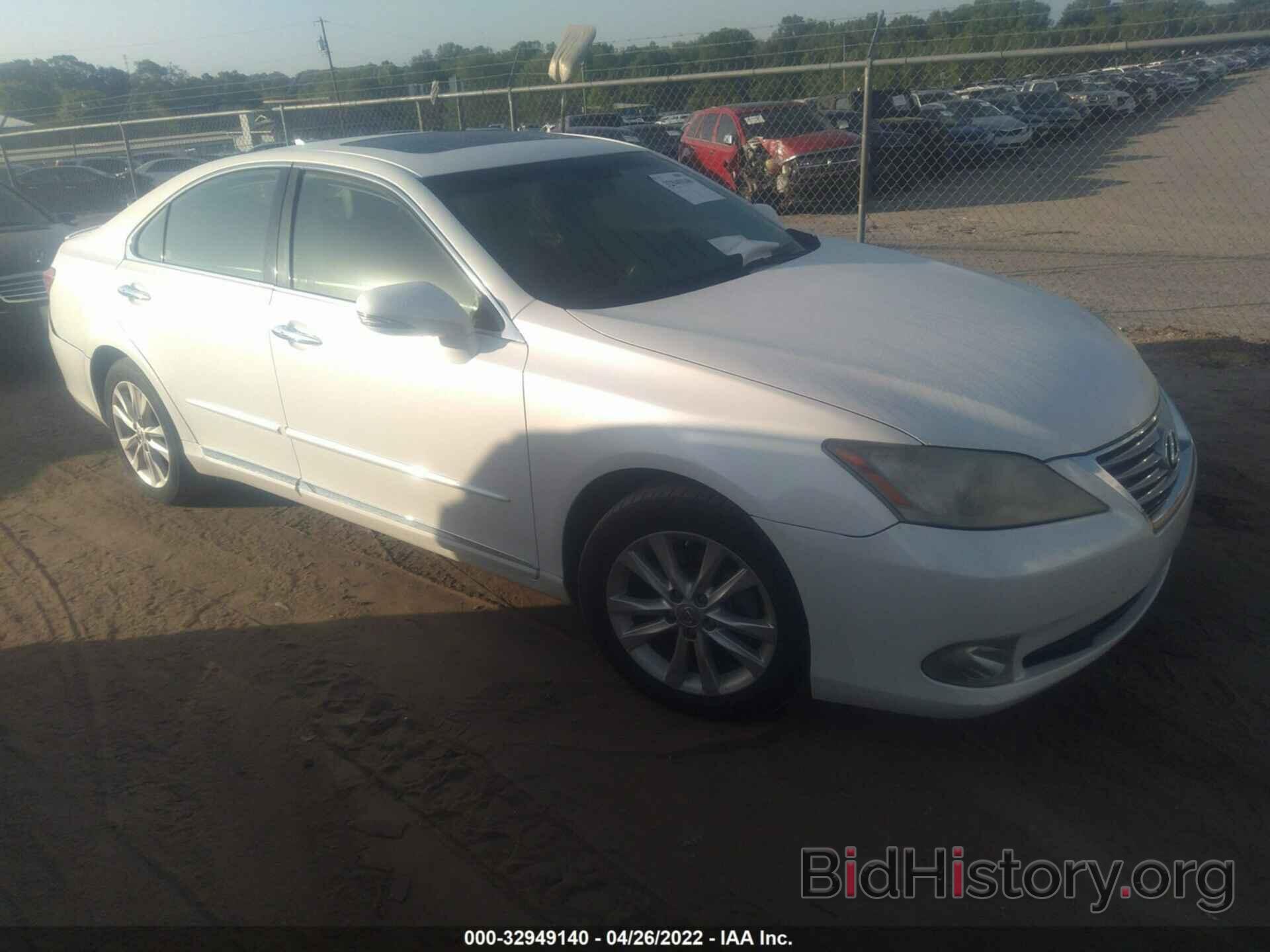 Photo JTHBK1EGXC2501323 - LEXUS ES 350 2012