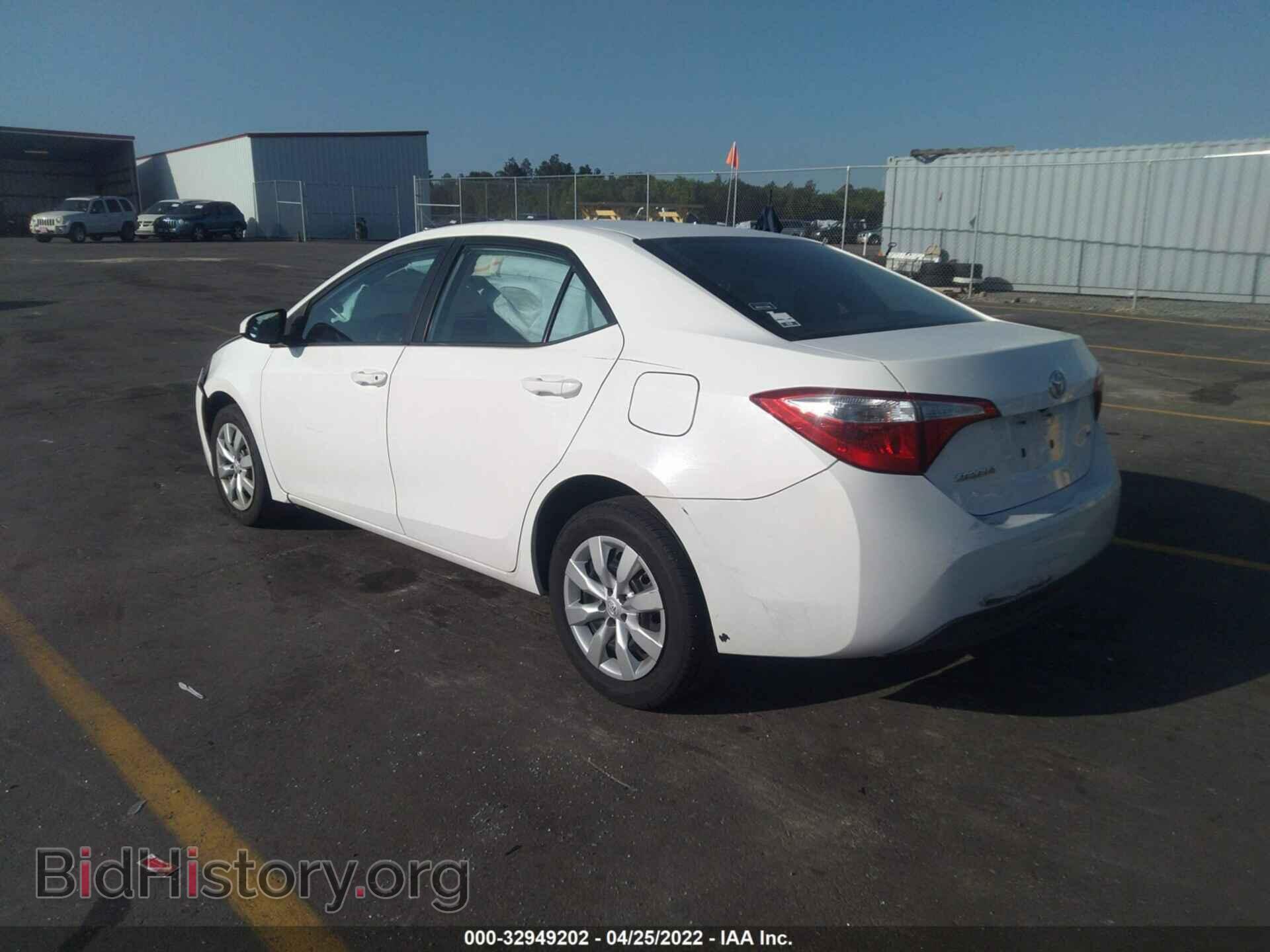 2014 TOYOTA COROLLA - VIN: 5YFBURHEXEP138286 - Фото 3