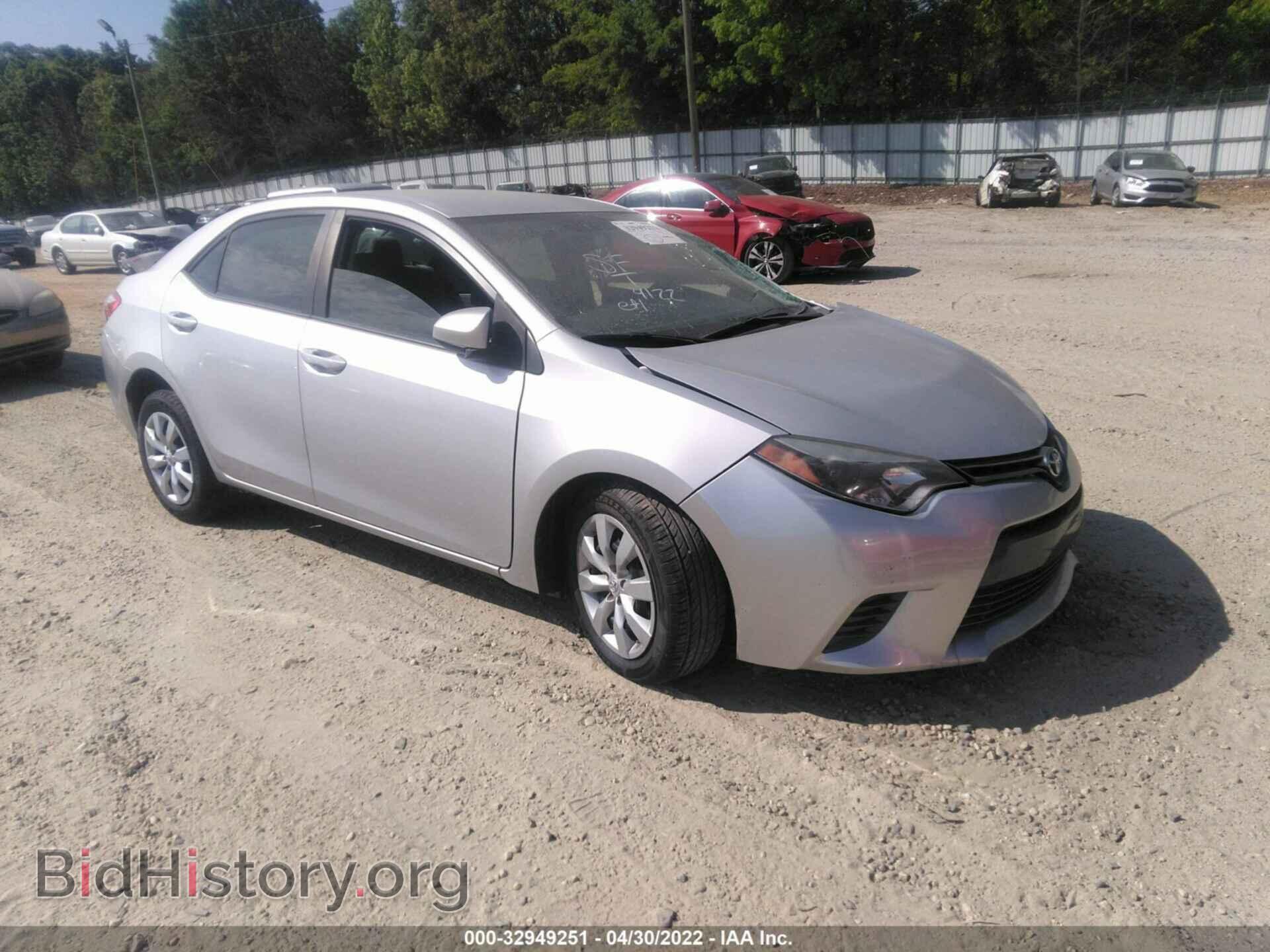 Photo 2T1BURHE4FC312824 - TOYOTA COROLLA 2015