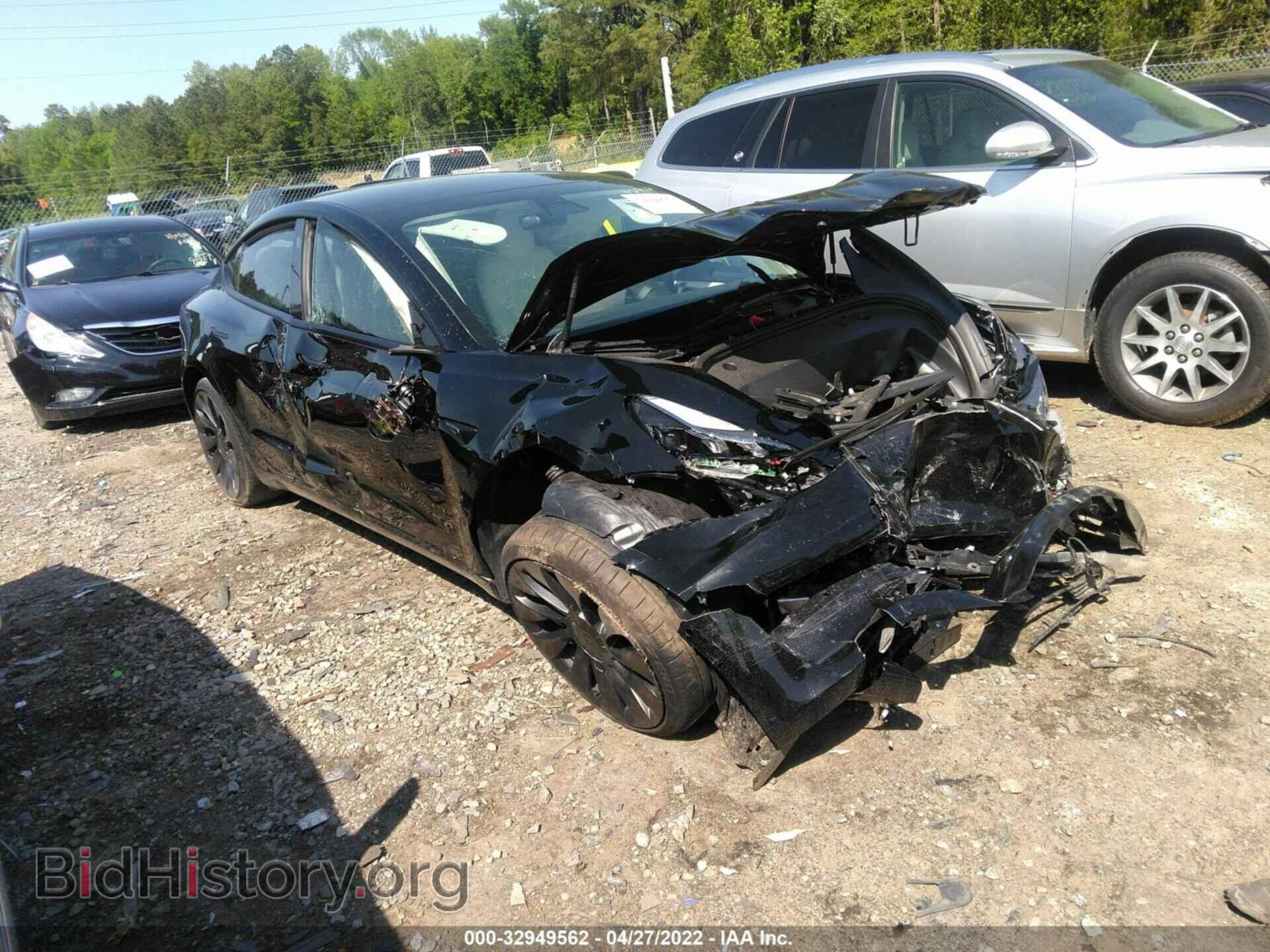 Фотография 5YJ3E1EC5NF163257 - TESLA MODEL 3 2022