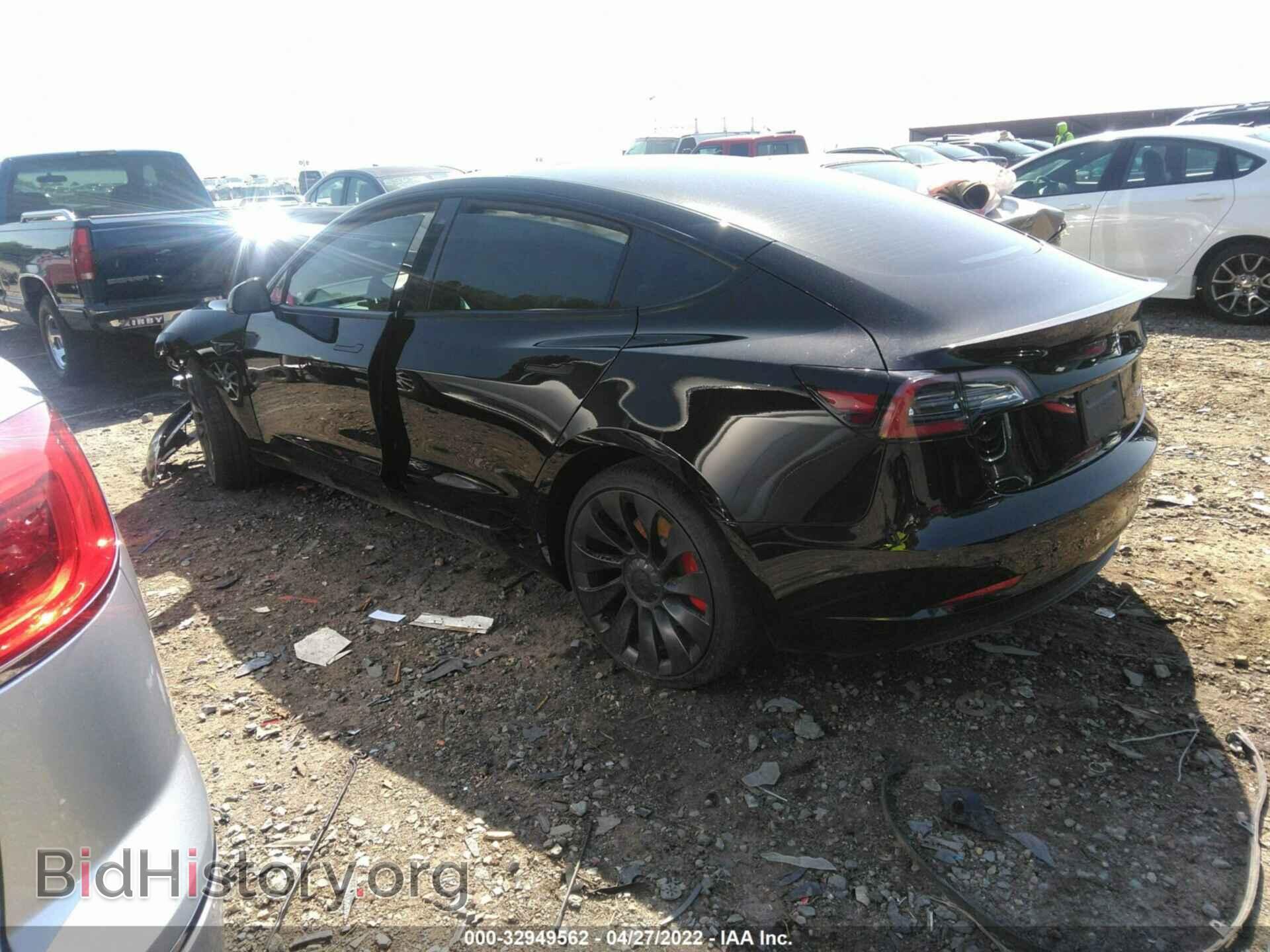 2022 TESLA MODEL 3 - VIN: 5YJ3E1EC5NF163257 - Фото 3