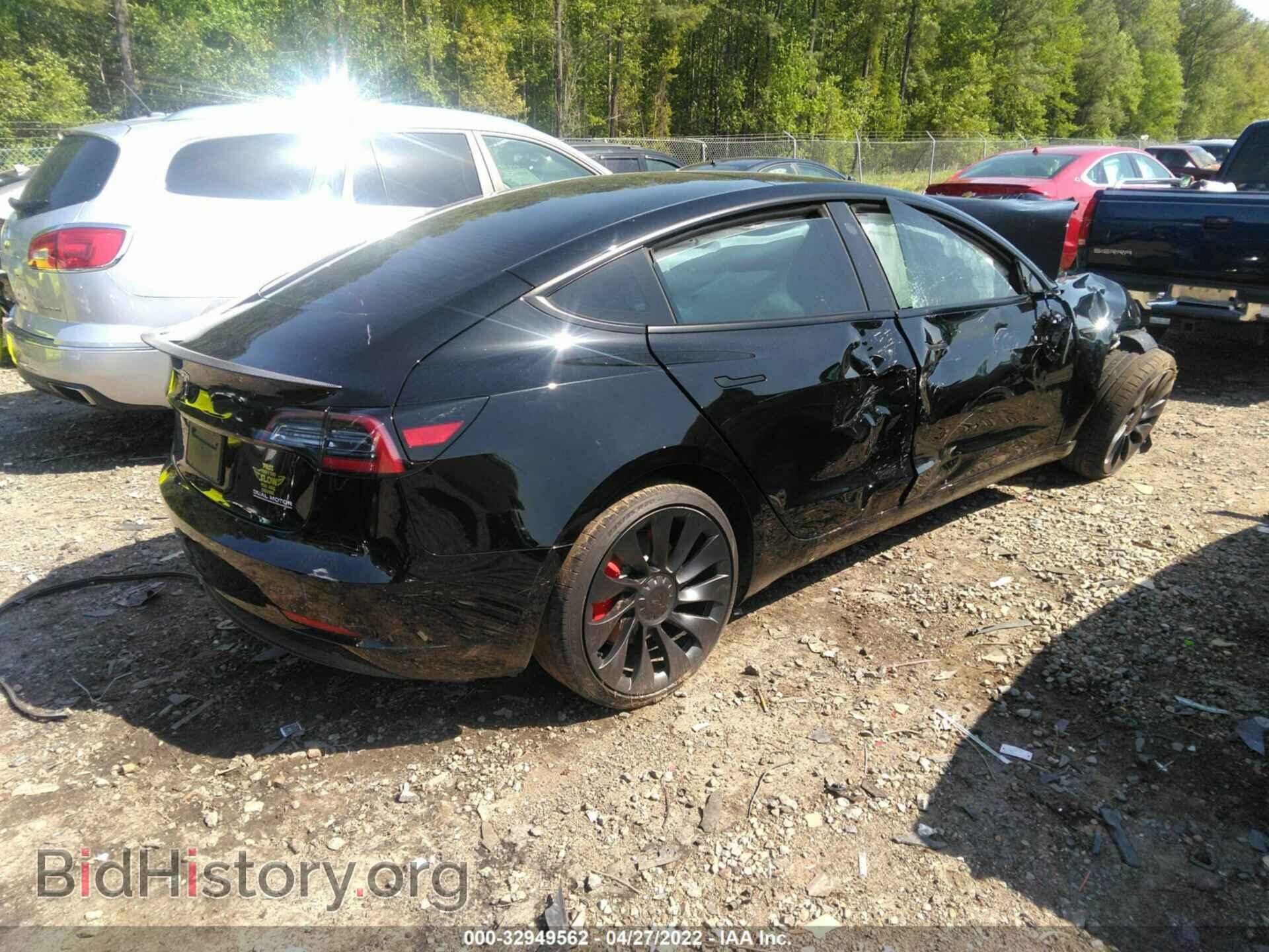 2022 TESLA MODEL 3 - VIN: 5YJ3E1EC5NF163257 - Фото 4