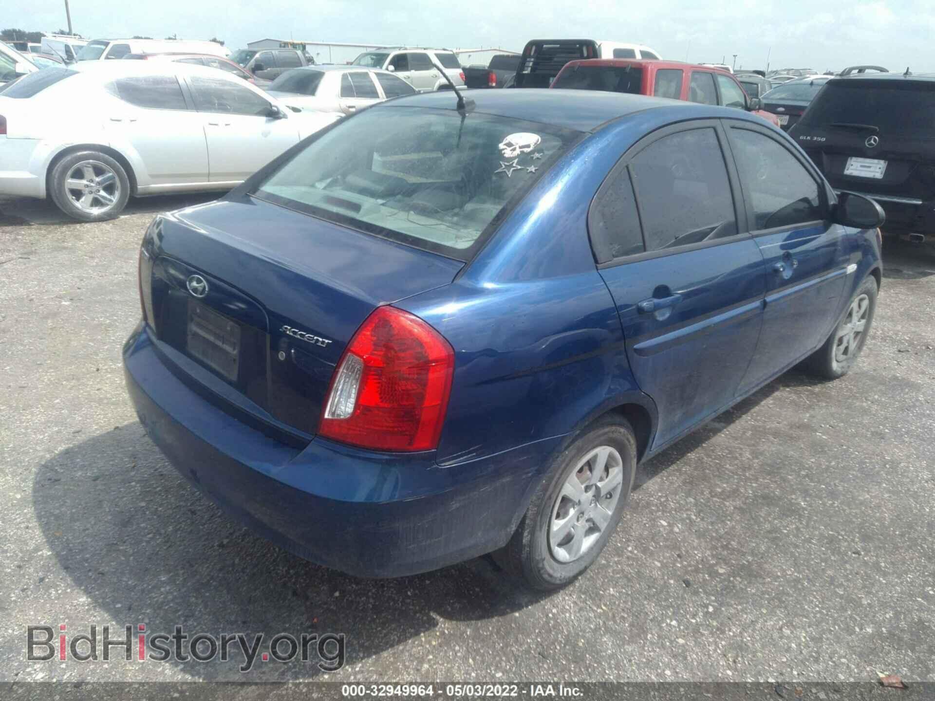 2007 HYUNDAI ACCENT - VIN: KMHCN46C07U103277 - Фото 4