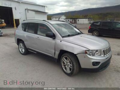 2012 Jeep COMPASS Limited, silver — VIN 1C4NJDCB9CD559339, IAAI