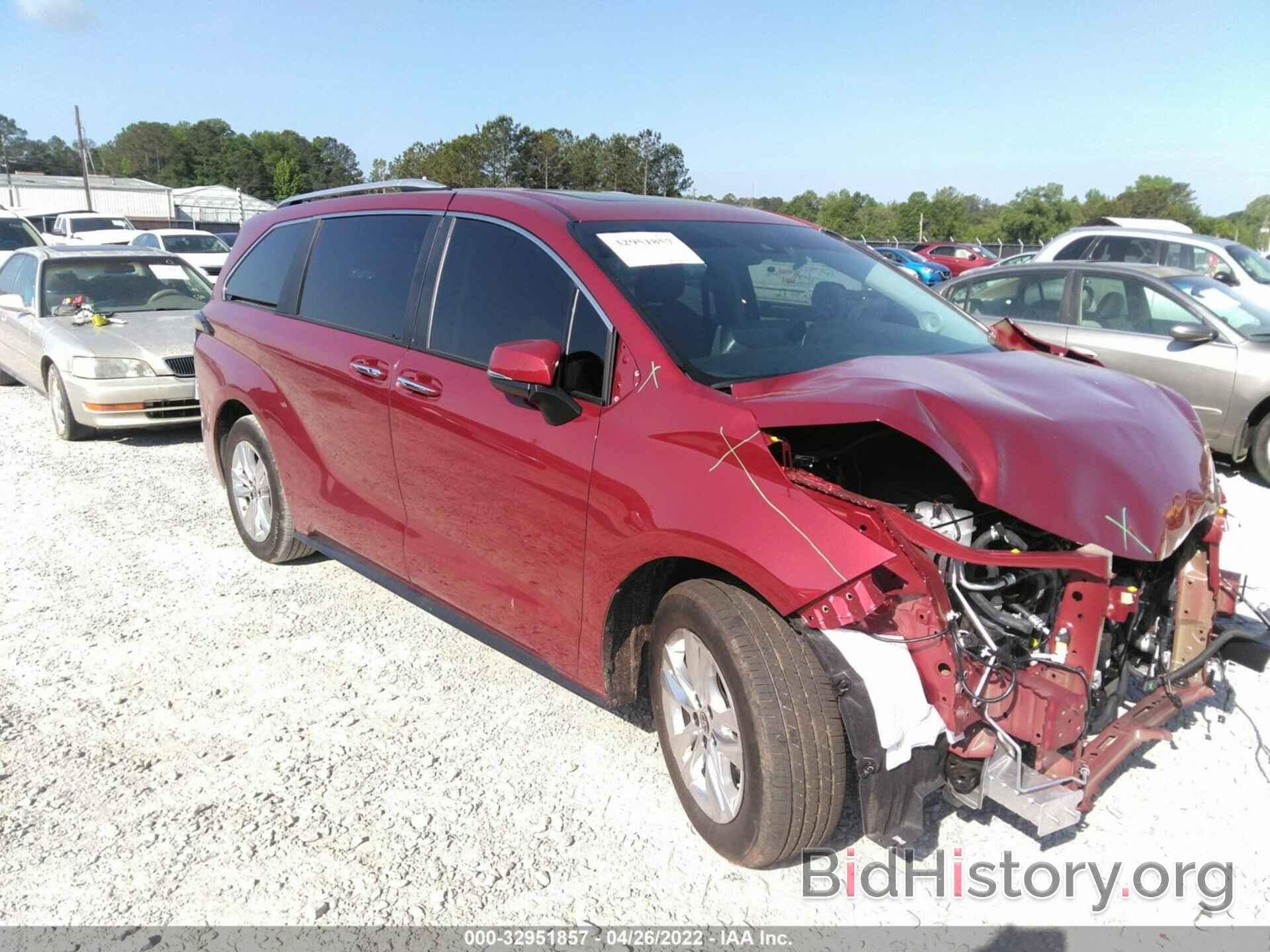 Photo 5TDZRKEC9NS103613 - TOYOTA SIENNA 2022