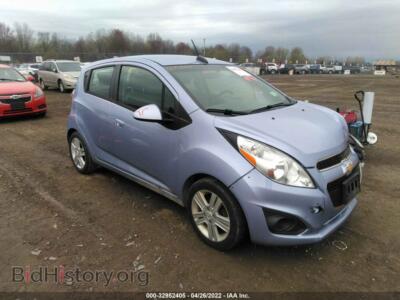 2015 Chevrolet SPARK LT, синий — VIN KL8CD6S96FC746100, IAAI