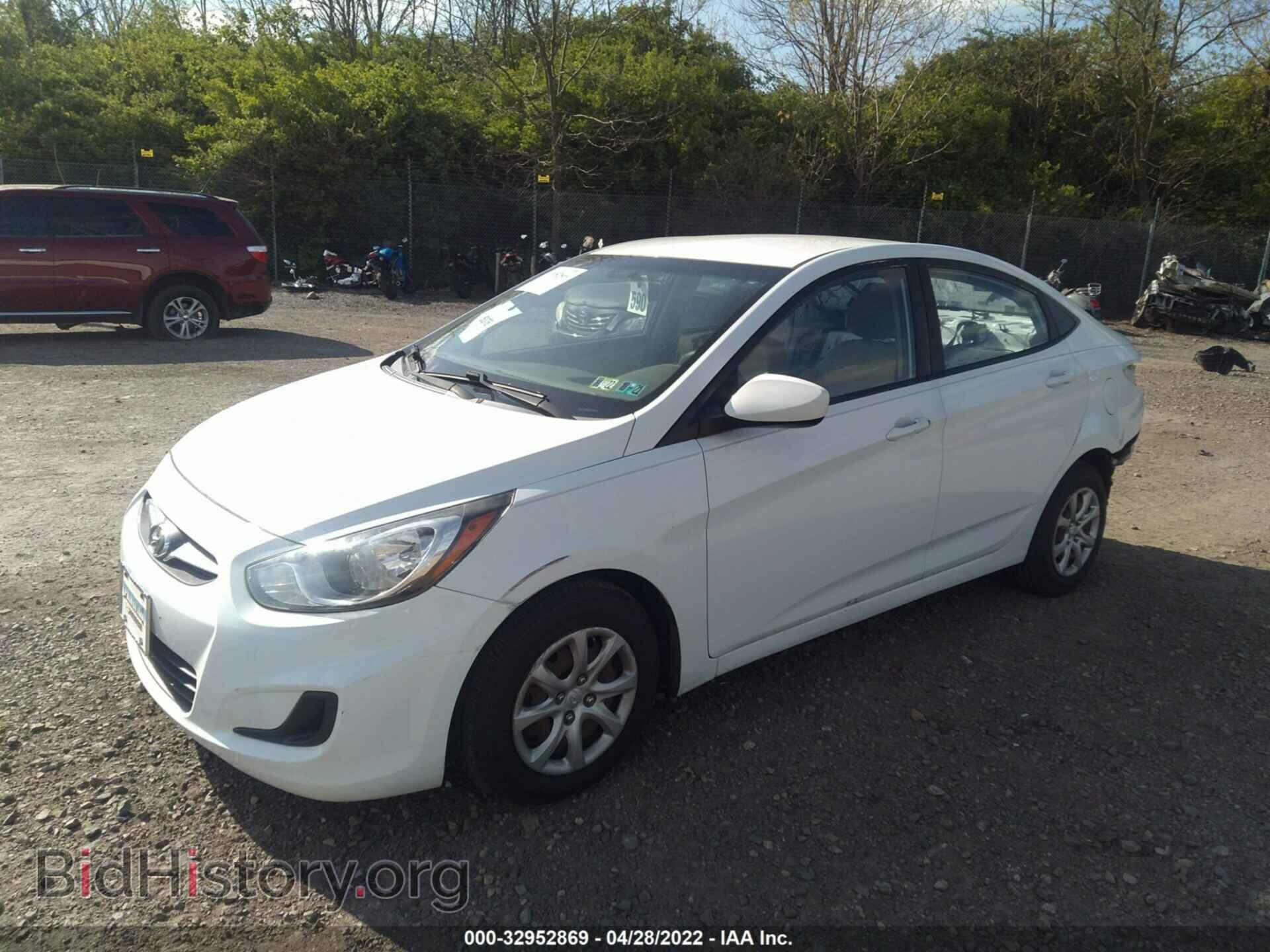 2013 HYUNDAI ACCENT - VIN: KMHCT4AE2DU473608 - Фото 2