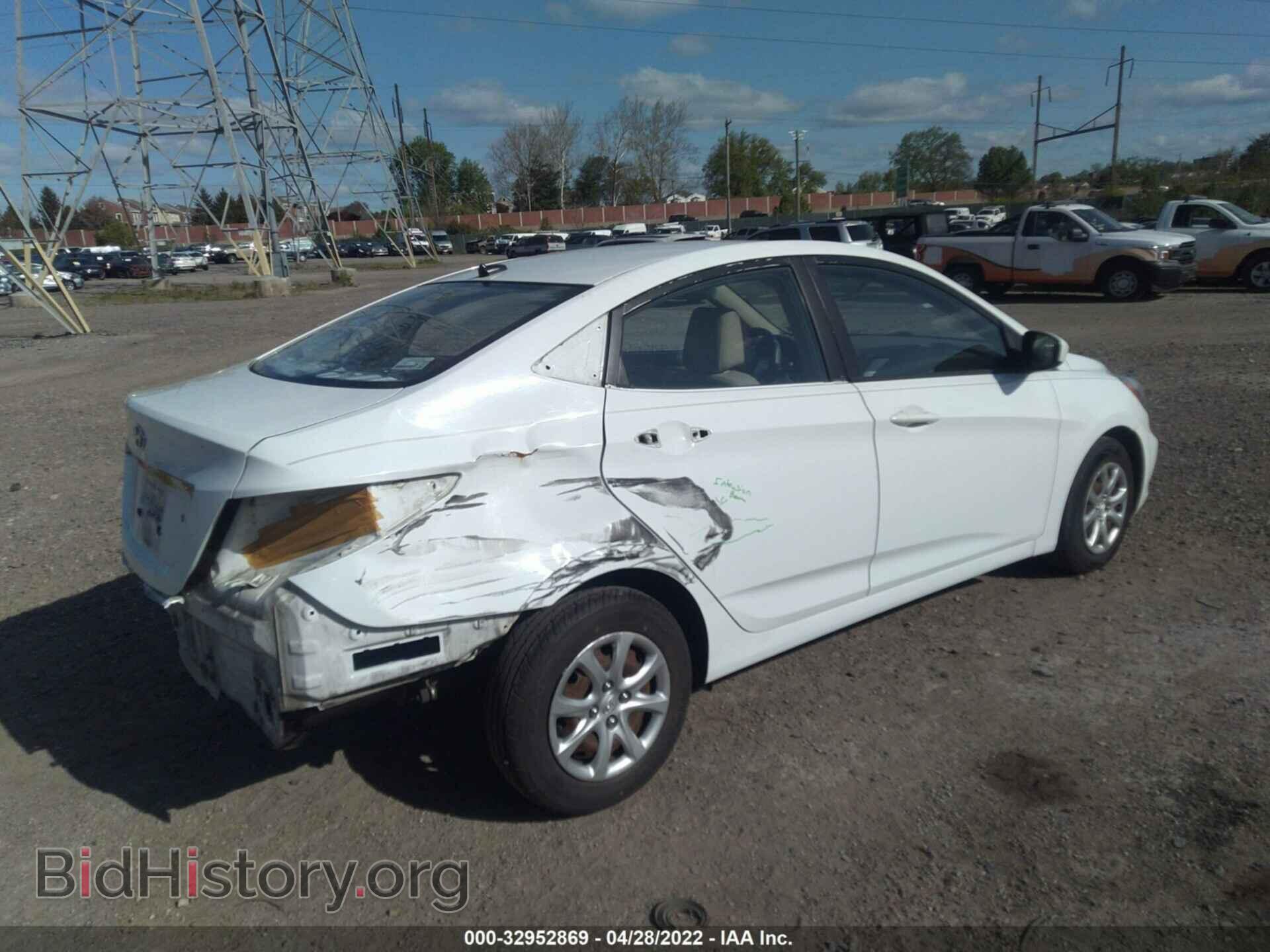 2013 HYUNDAI ACCENT - VIN: KMHCT4AE2DU473608 - Фото 4
