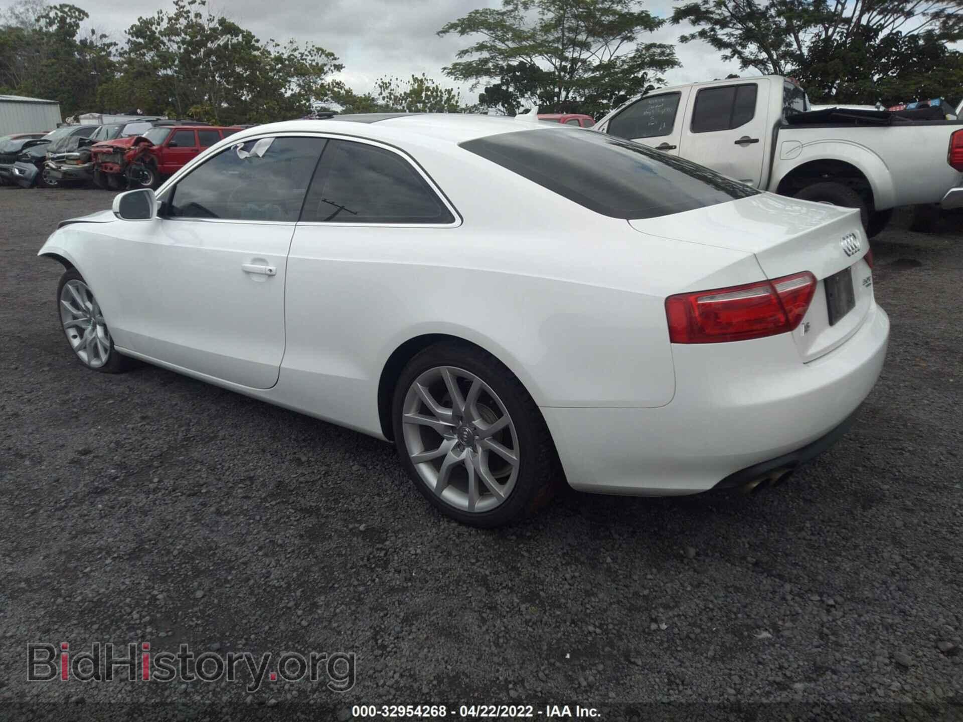 2012 AUDI A5 - VIN: WAUCFAFR5CA029223 - Фото 3
