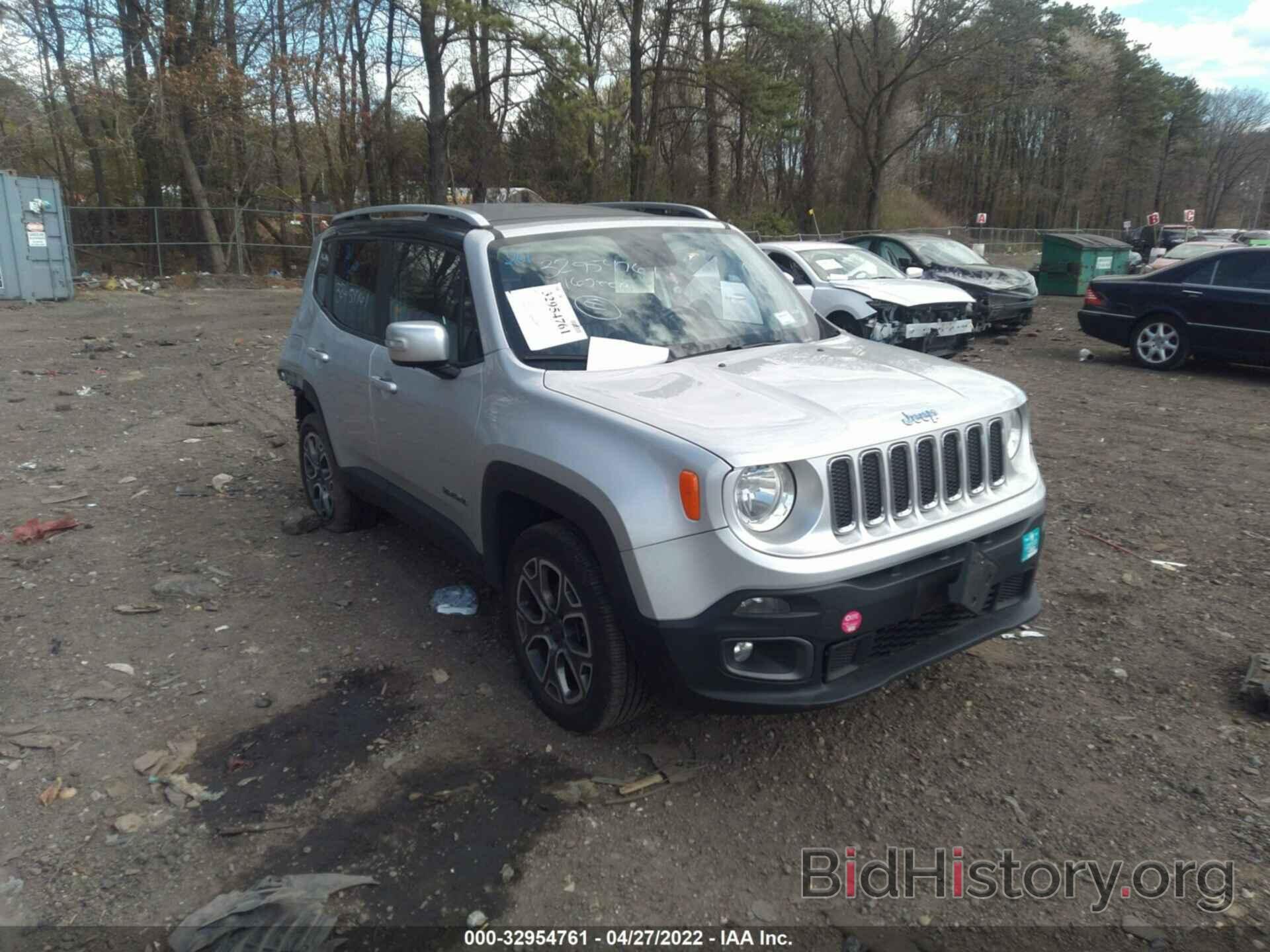 Photo ZACCJBDT9GPD35434 - JEEP RENEGADE 2016