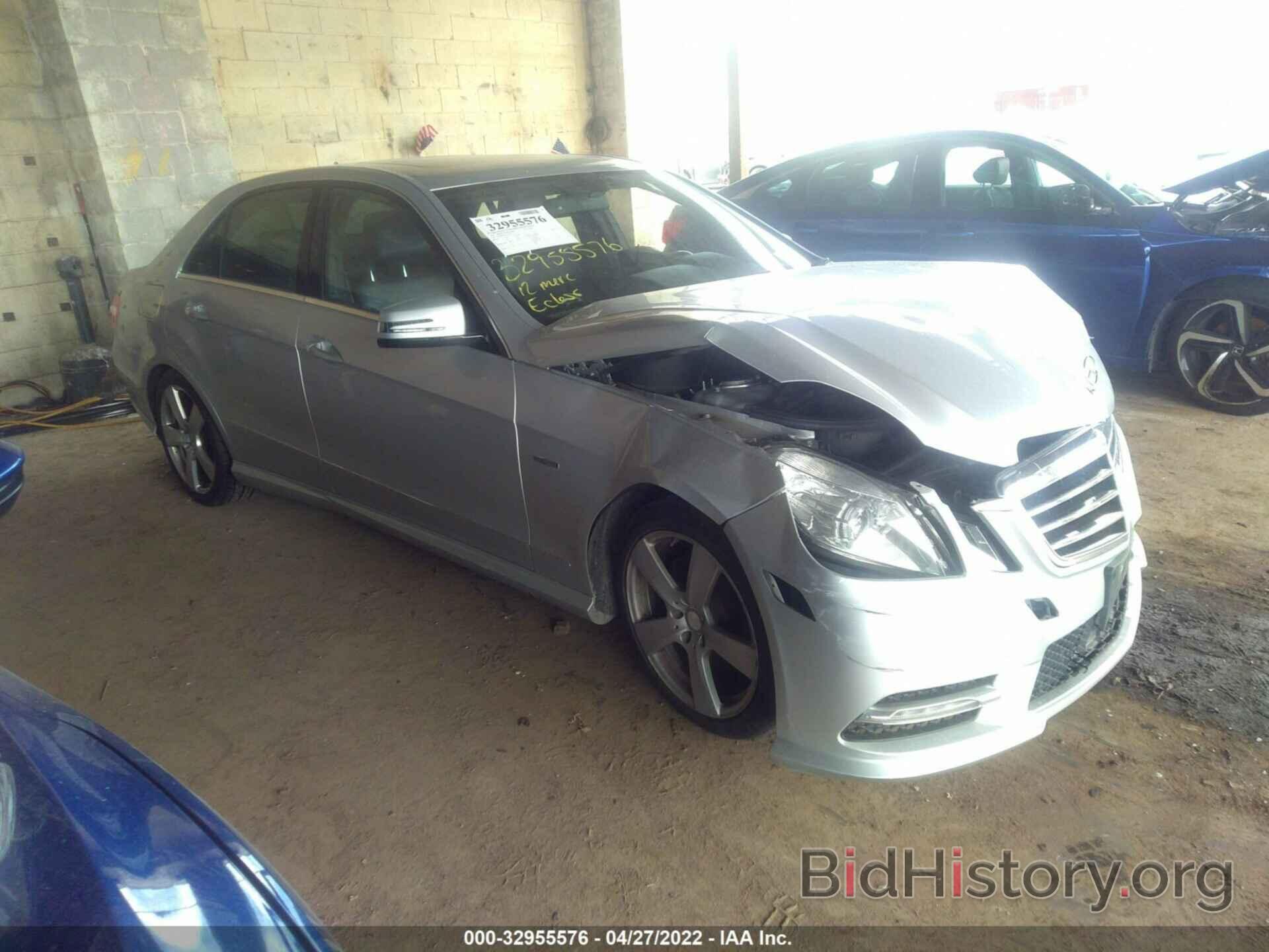 Photo WDDHF8JB1CA626712 - MERCEDES-BENZ E-CLASS 2012