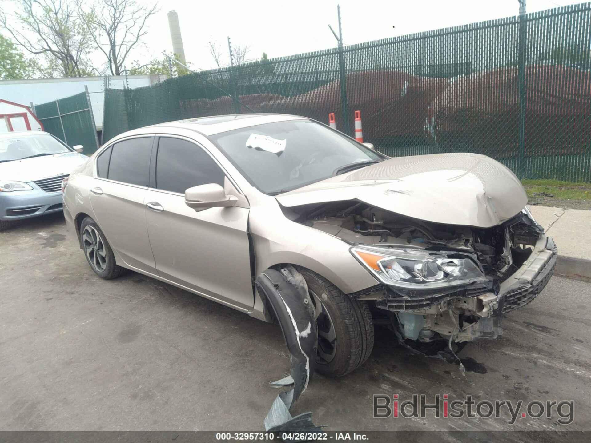 Photo 1HGCR3F83GA014627 - HONDA ACCORD SEDAN 2016