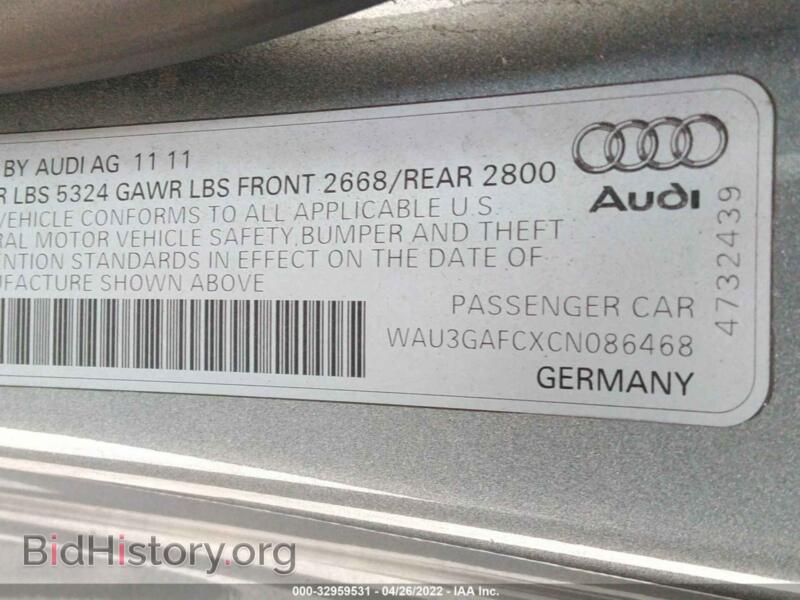 2012 Audi A7 (VIN WAU3GAFCXCN086468) — фото 9 из 11