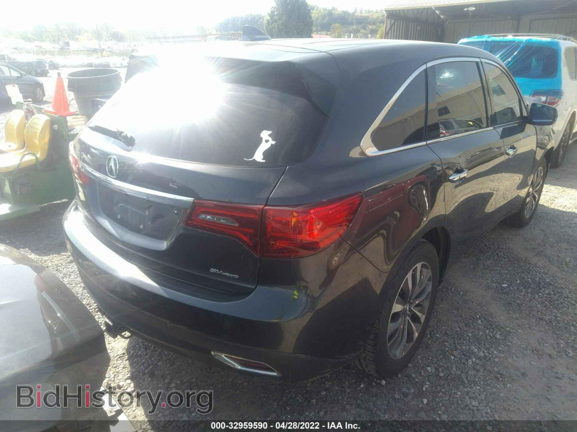 2016 ACURA MDX - VIN: 5FRYD4H46GB058775 - Фото 4