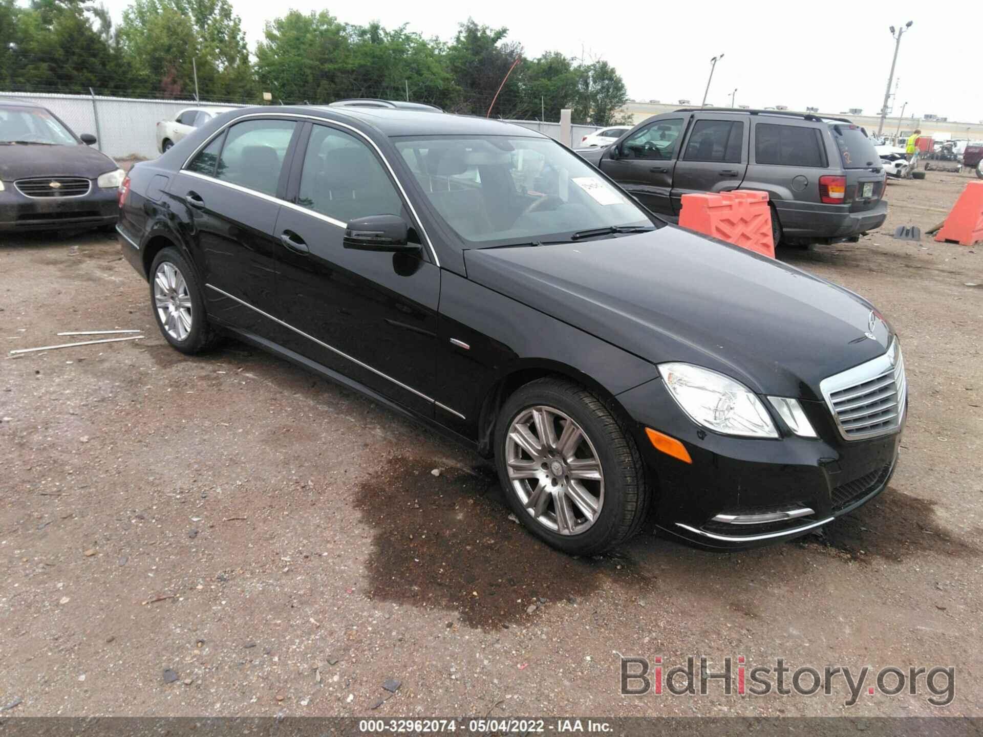 Photo WDDHF5KB9CA579331 - MERCEDES-BENZ E-CLASS 2012