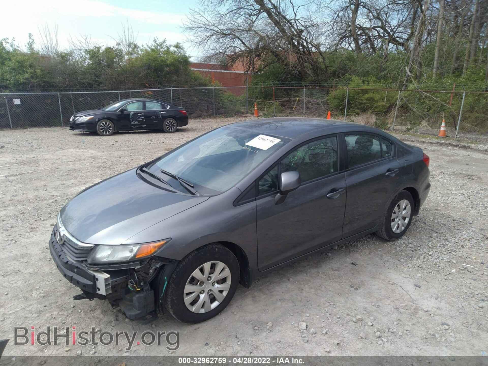2012 HONDA CIVIC SDN - VIN: 19XFB2F59CE314471 - Фото 2