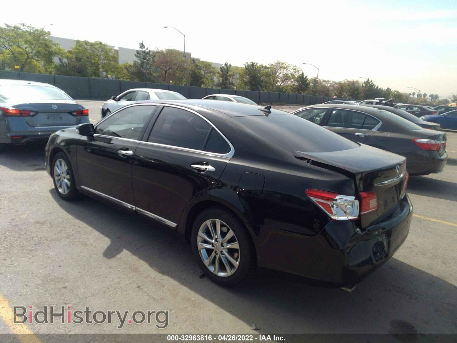2012 LEXUS ES 350 - VIN: JTHBK1EG7C2508570 - Фото 3