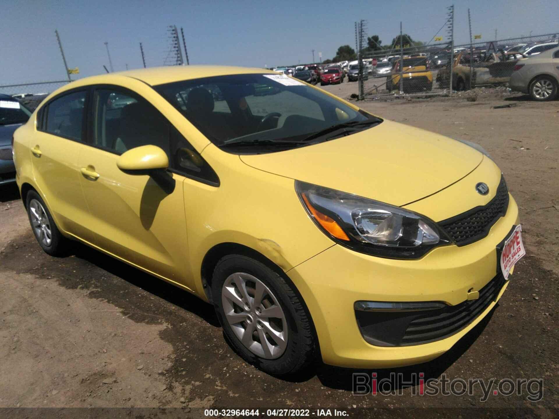 Photo KNADM4A39G6550078 - KIA RIO 2016