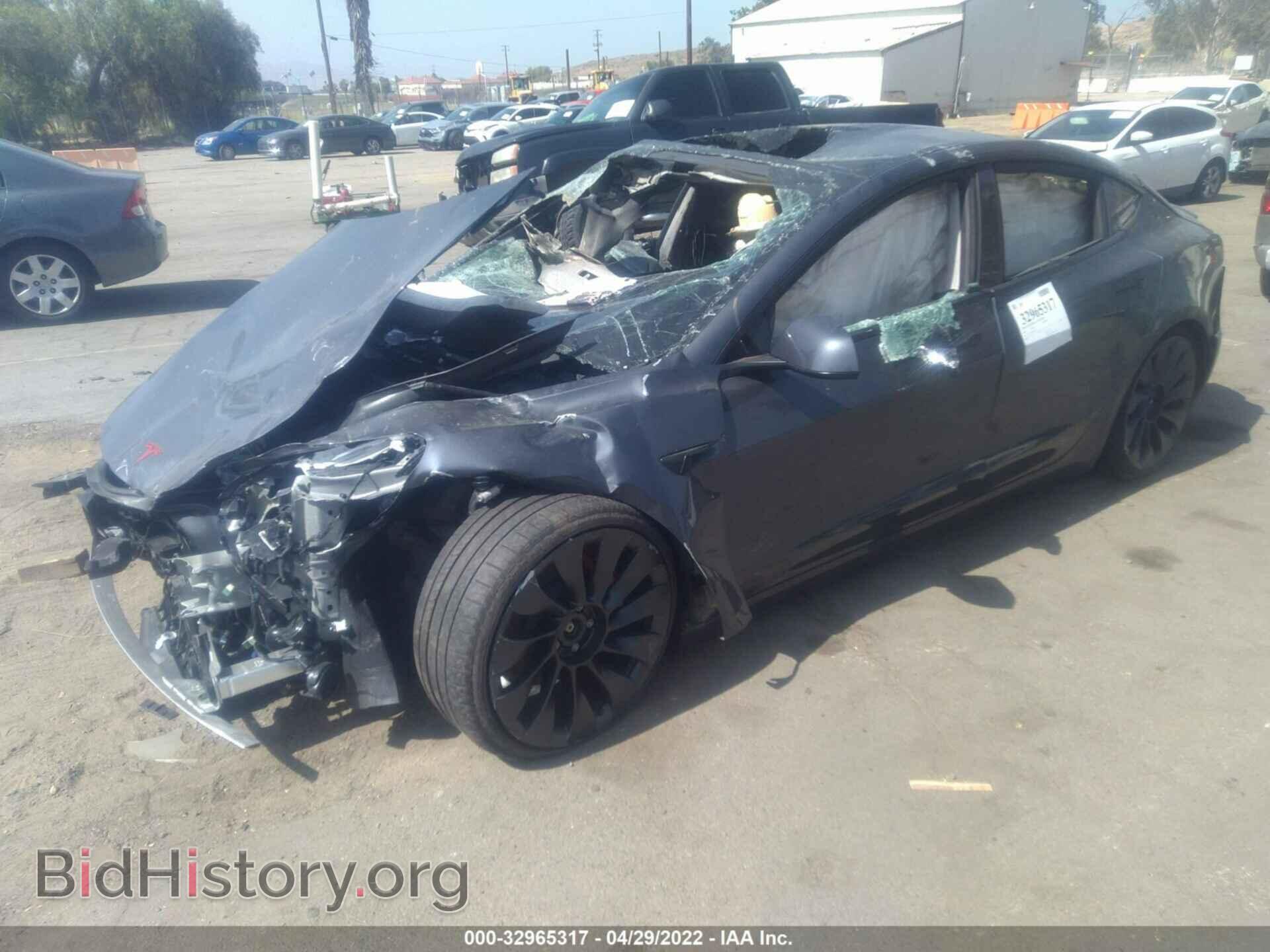 2022 TESLA MODEL 3 - VIN: 5YJ3E1EC0NF183061 - Photo 2