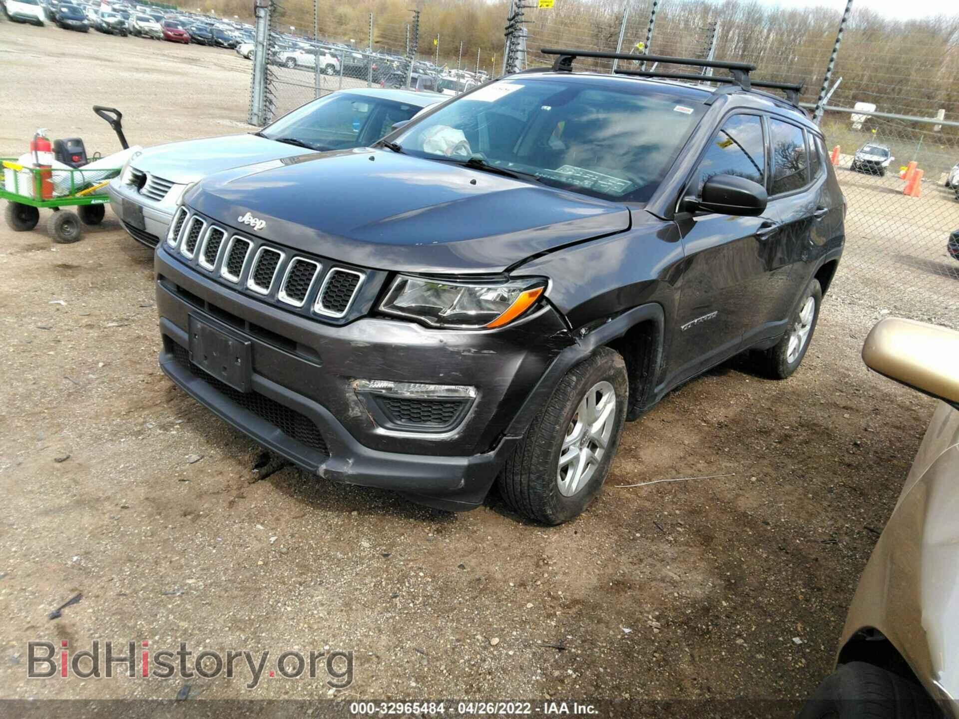 2018 JEEP COMPASS - VIN: 3C4NJDAB4JT307833 - Фото 2