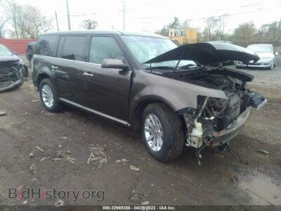 2011 Ford FLEX SEL, brown — VIN 2FMGK5CC1BBD00655, IAAI