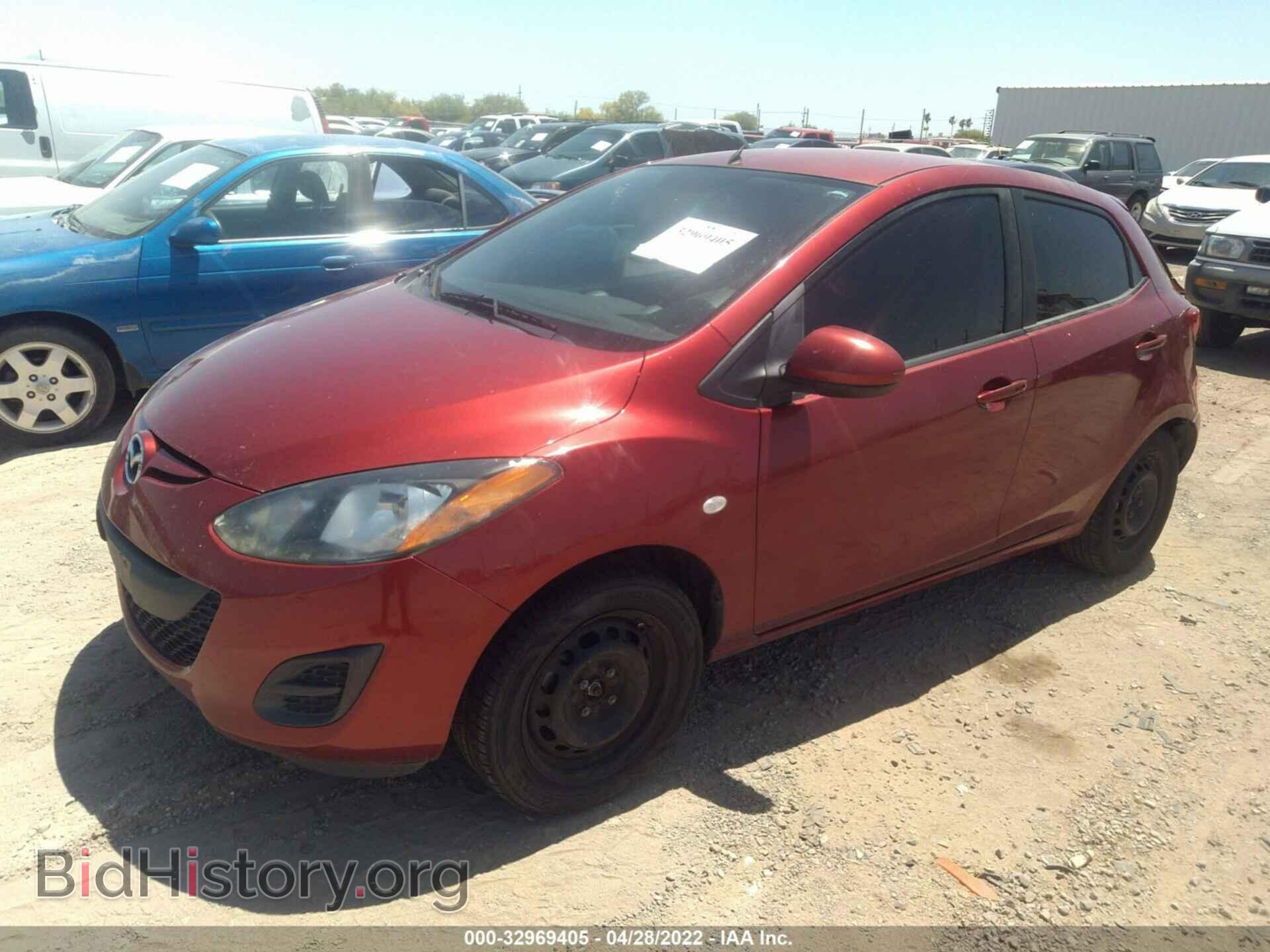 2014 MAZDA MAZDA2 - VIN: JM1DE1KZ8E0182509 - Фото 2