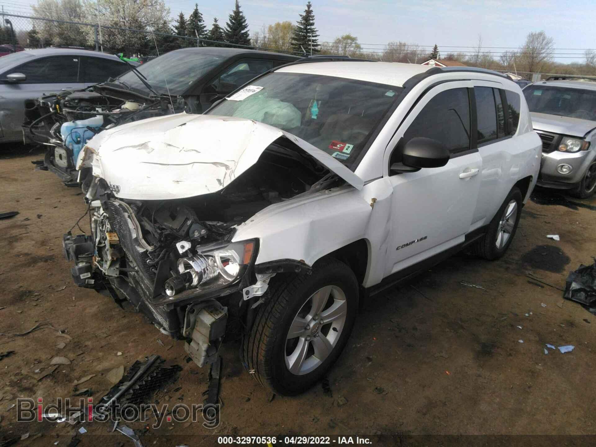 2014 JEEP COMPASS - VIN: 1C4NJDBB7ED670833 - Фото 2
