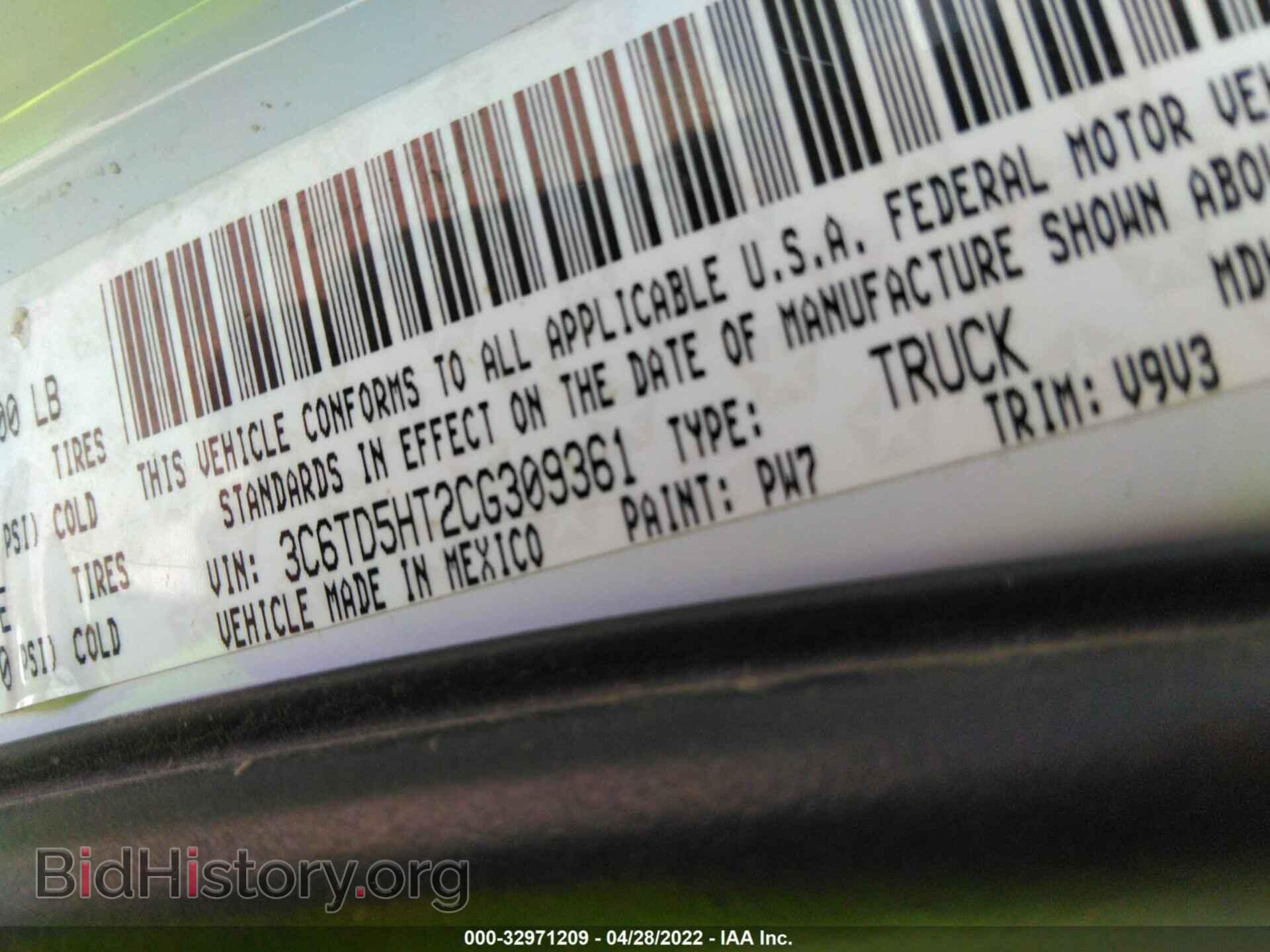 2012 RAM 2500 - VIN: 3C6TD5HT2CG309361 - Photo 9