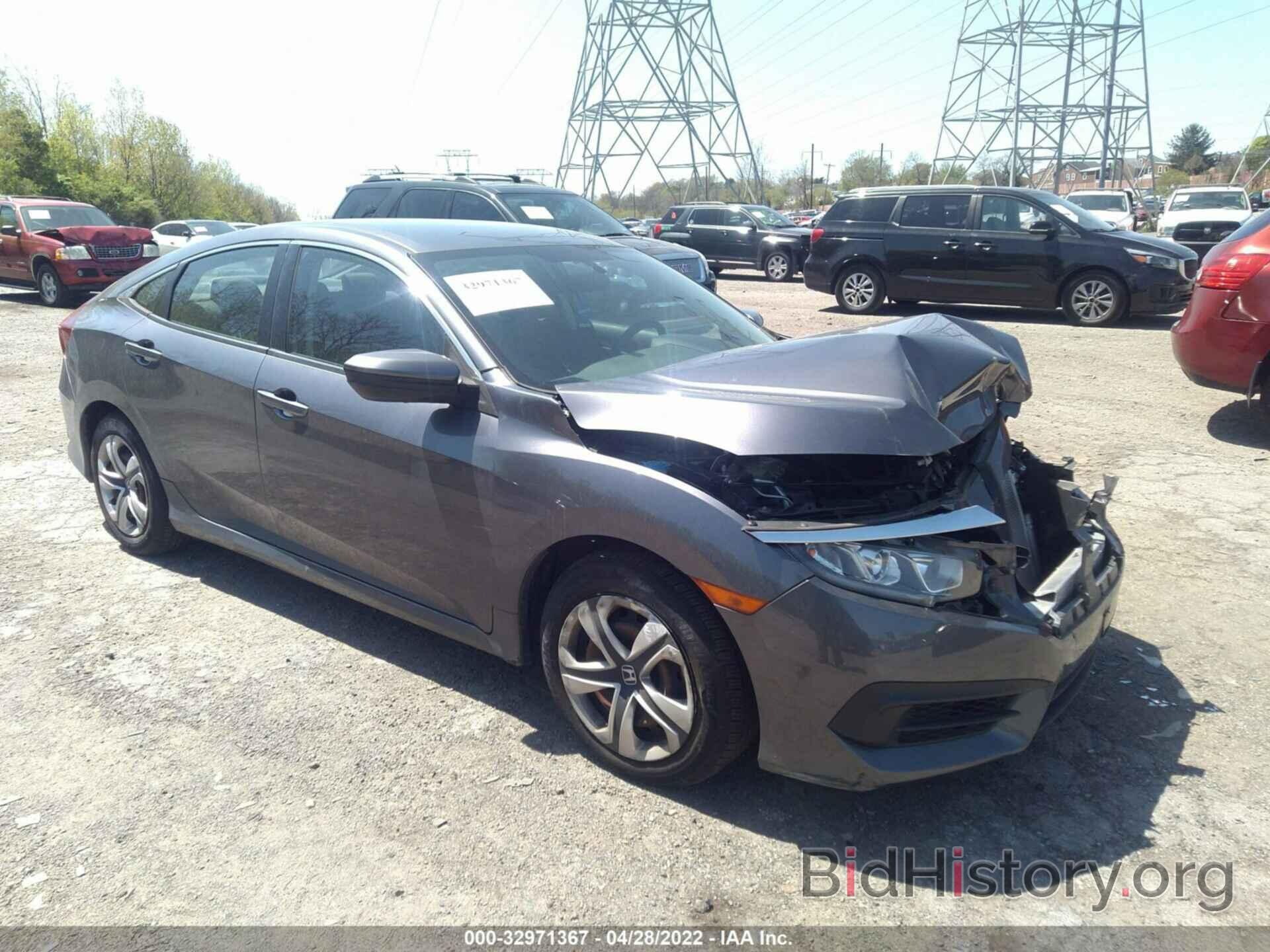 Photo 19XFC2F52GE215851 - HONDA CIVIC SEDAN 2016