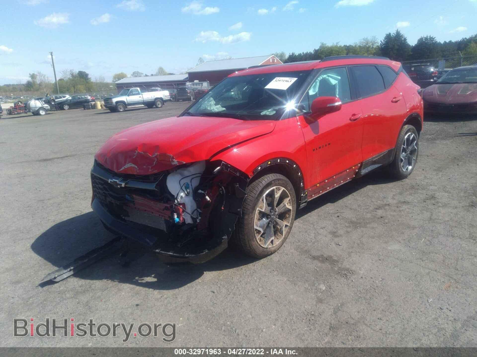2020 CHEVROLET BLAZER - VIN: 3GNKBERS4LS694412 - Фото 2