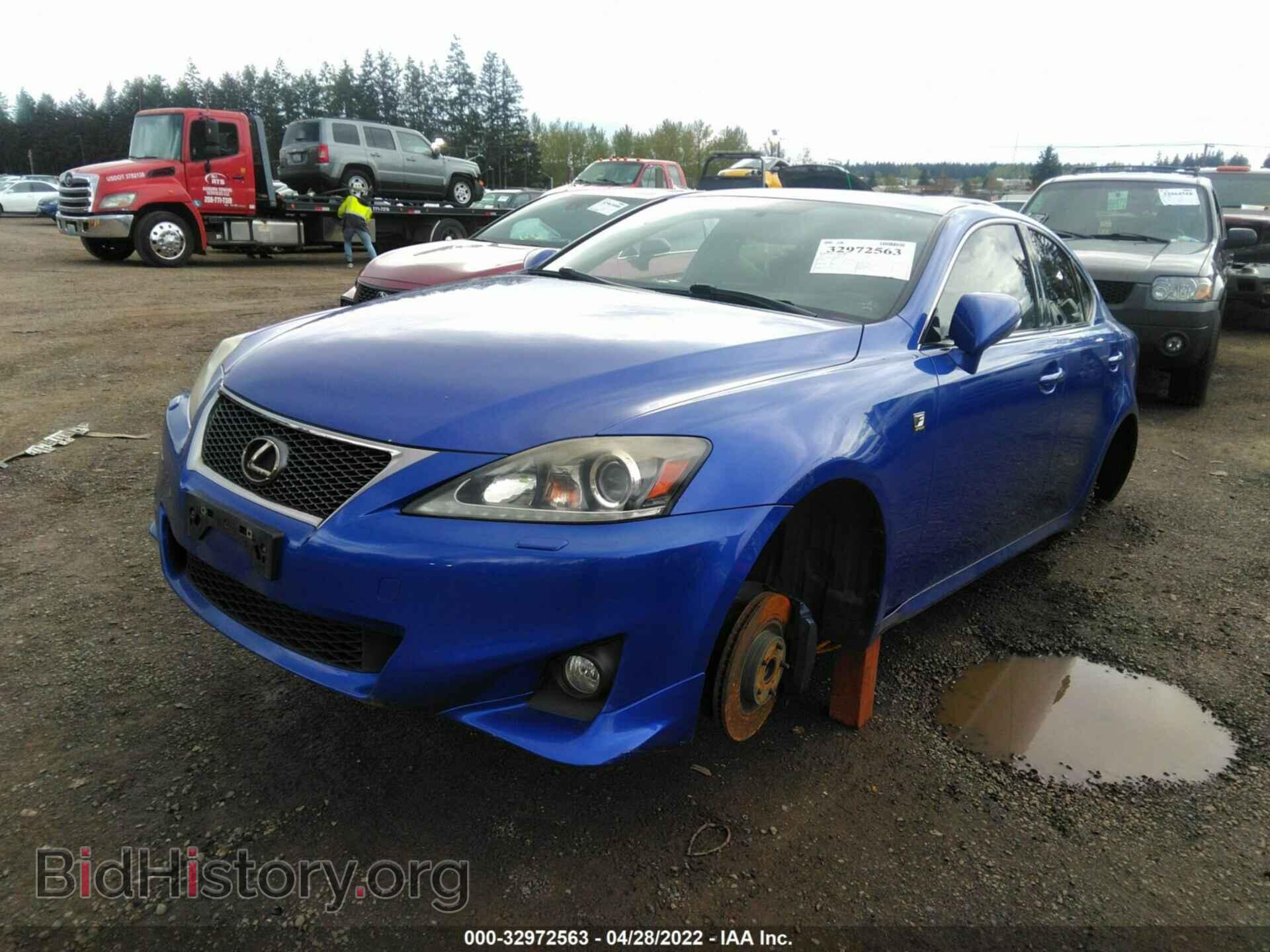 2011 LEXUS IS 350 - VIN: JTHBE5C28B5027343 - Фото 2