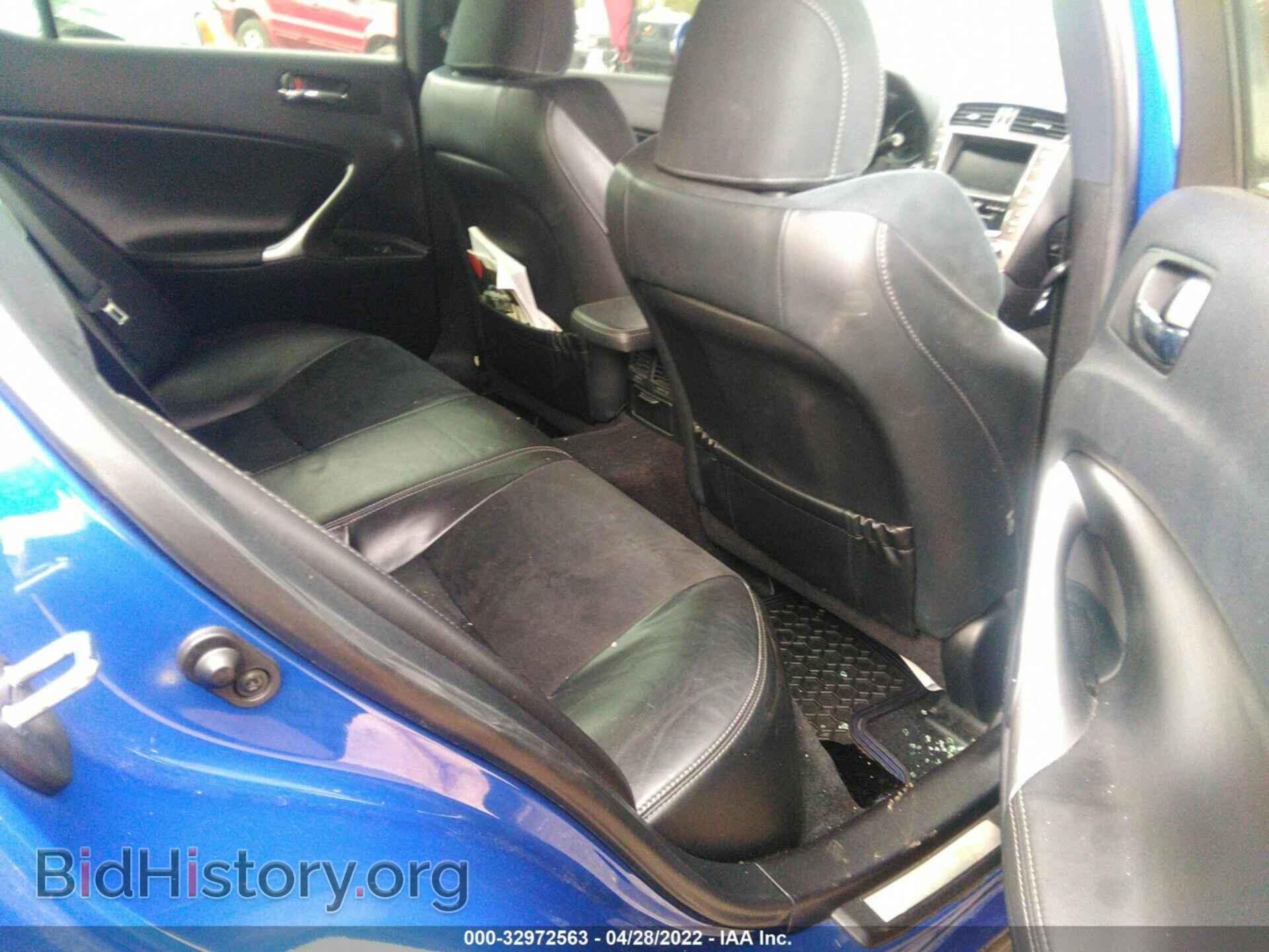 2011 LEXUS IS 350 - VIN: JTHBE5C28B5027343 - Фото 8