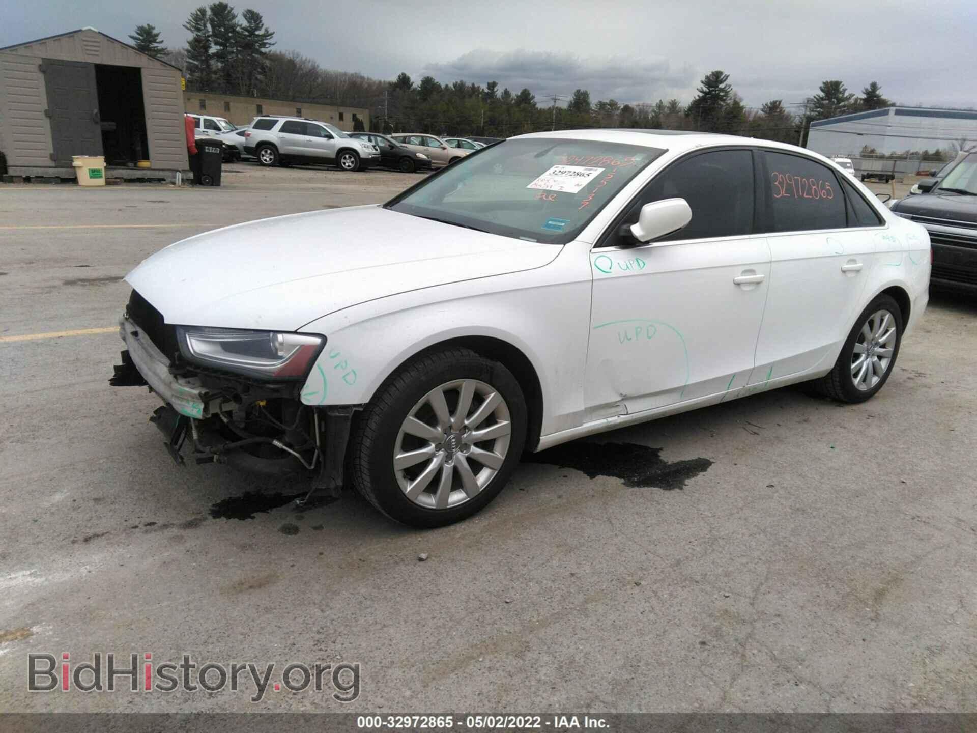 2013 AUDI A4 - VIN: WAUBFAFL6DN006146 - Photo 2